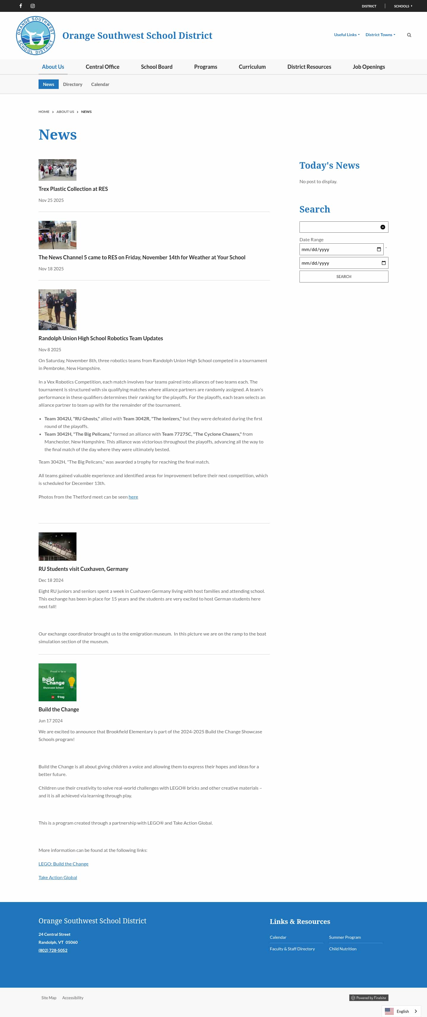 Latest website image capture