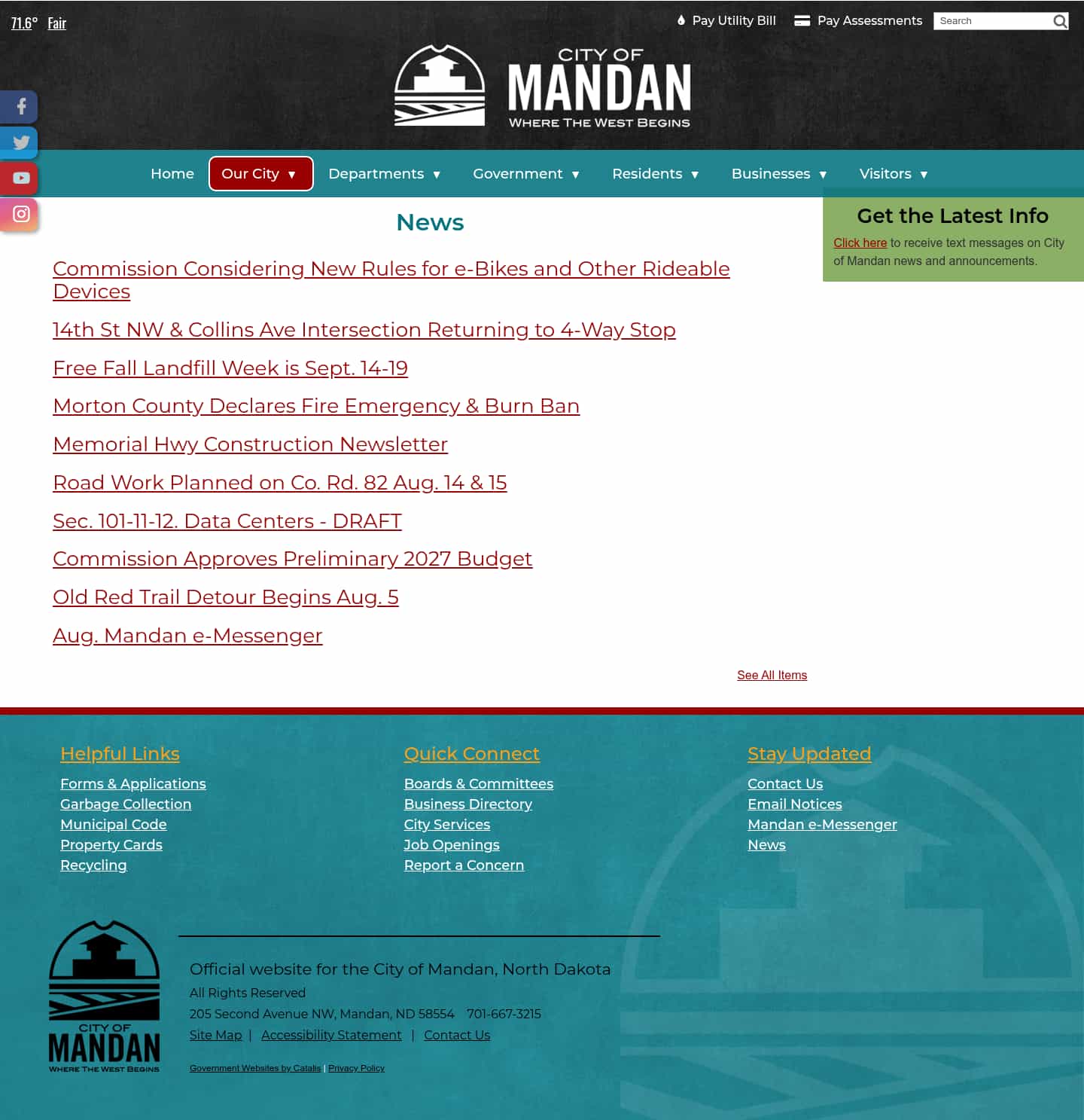 Latest website image capture
