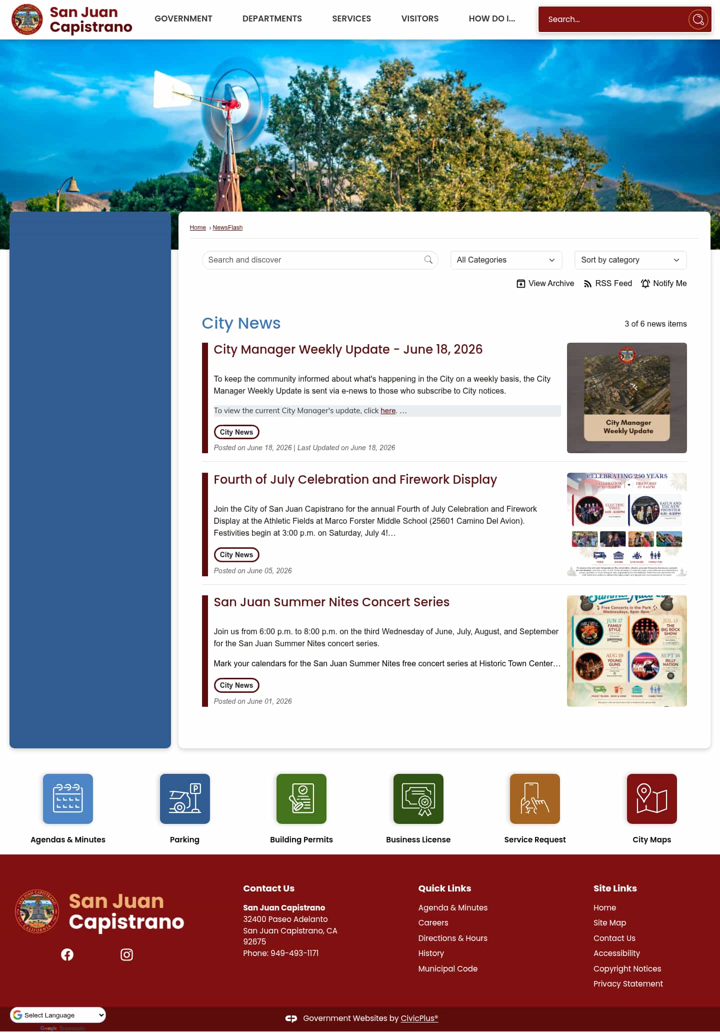Latest website image capture