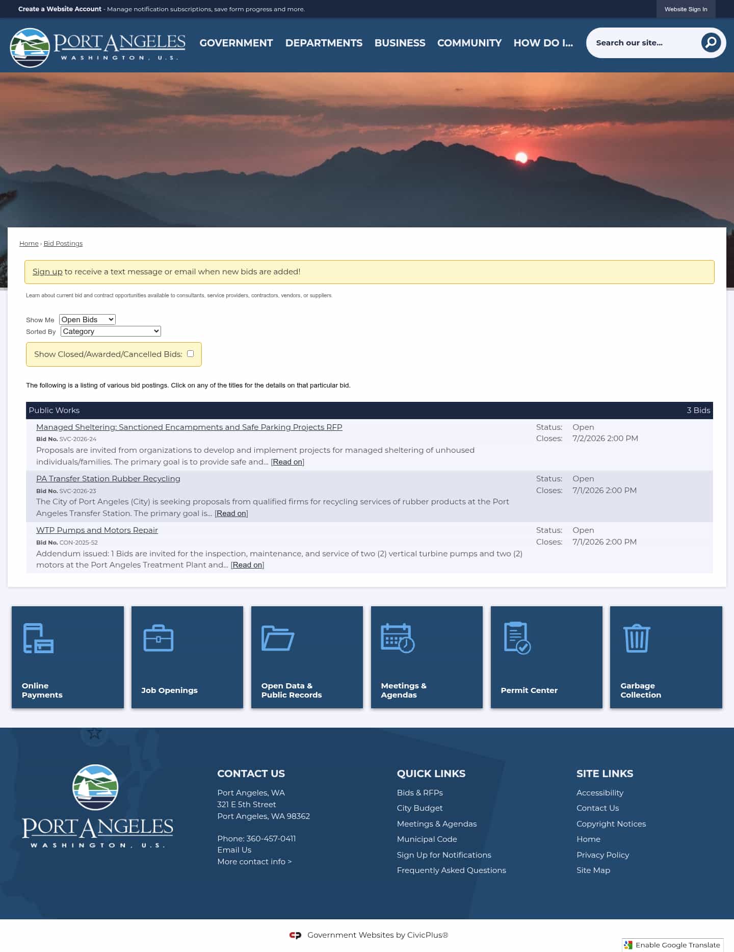 Latest website image capture