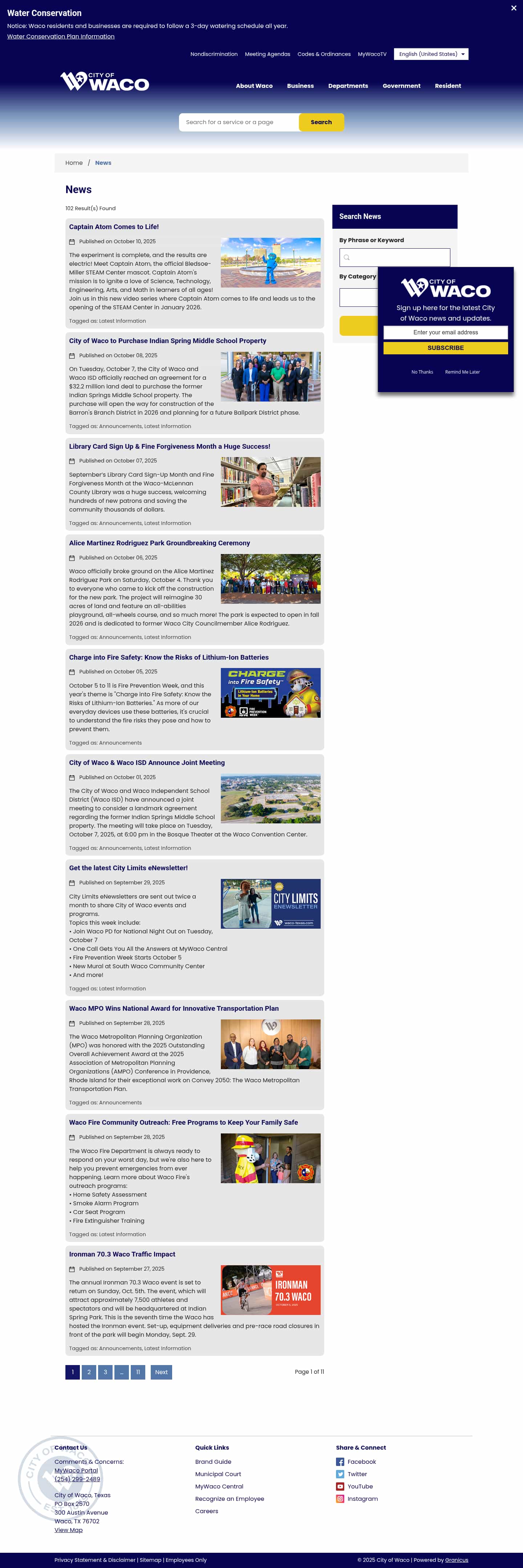 Latest website image capture