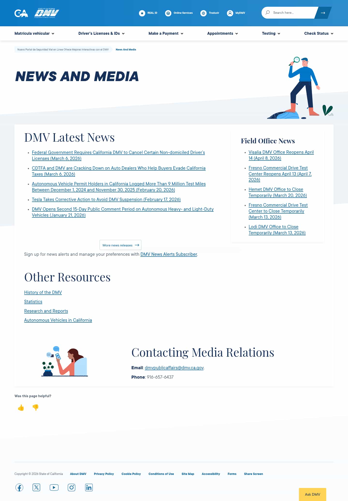 Latest website image capture