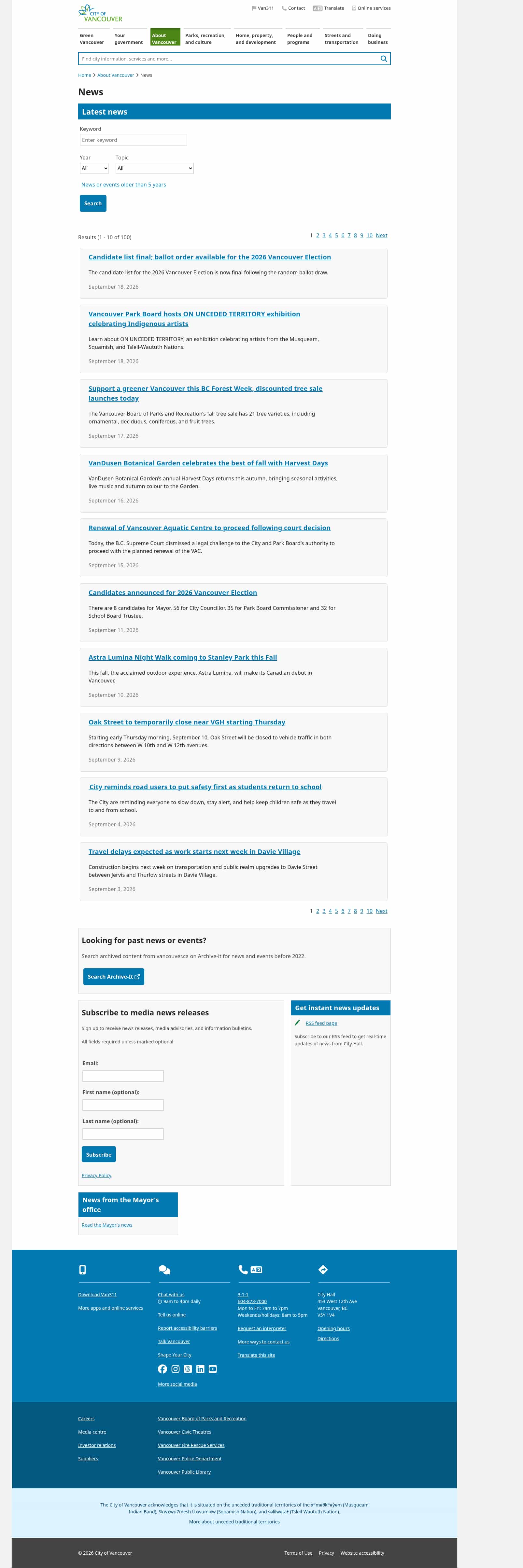 Latest website image capture