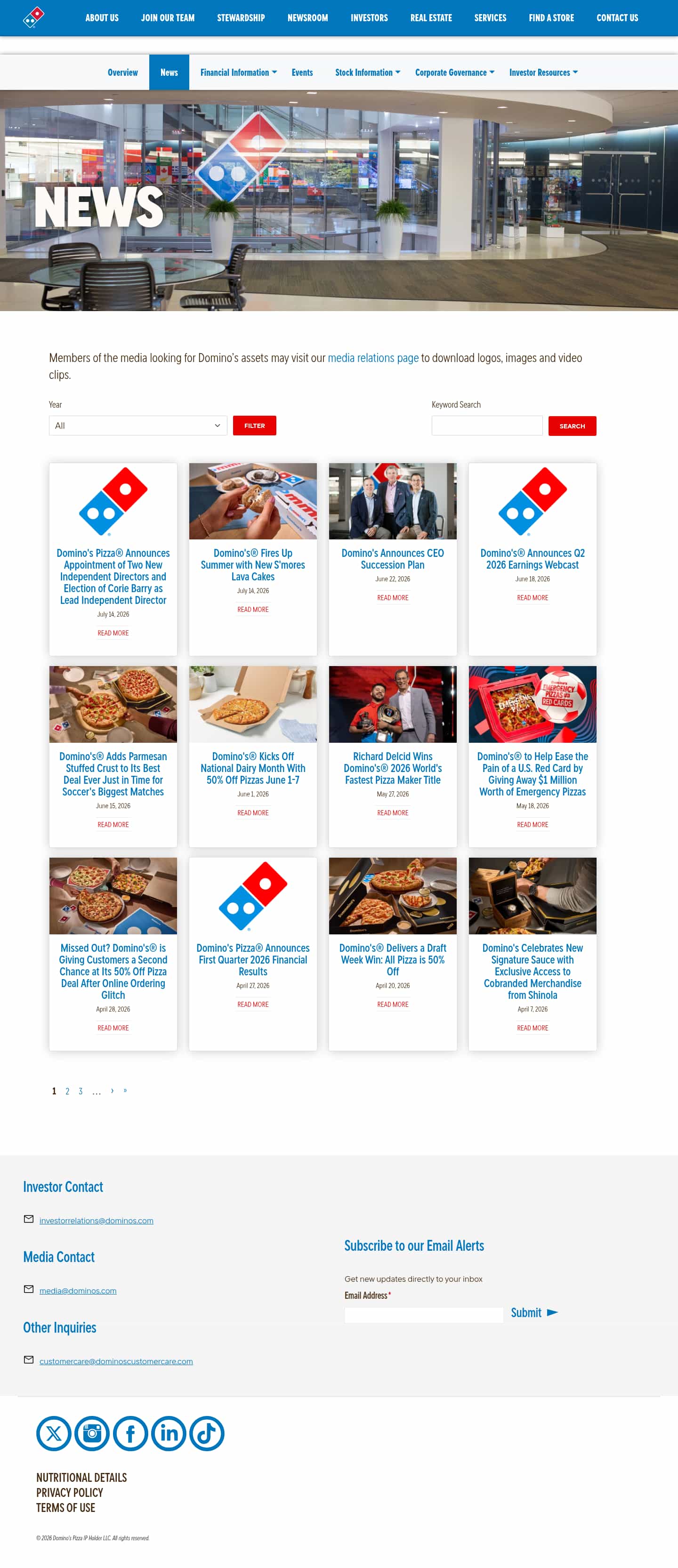 Latest website image capture
