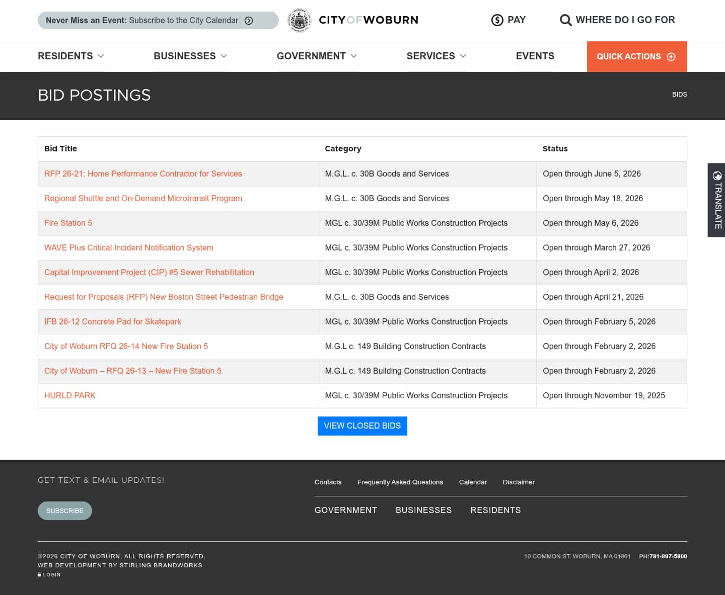 Latest website image capture