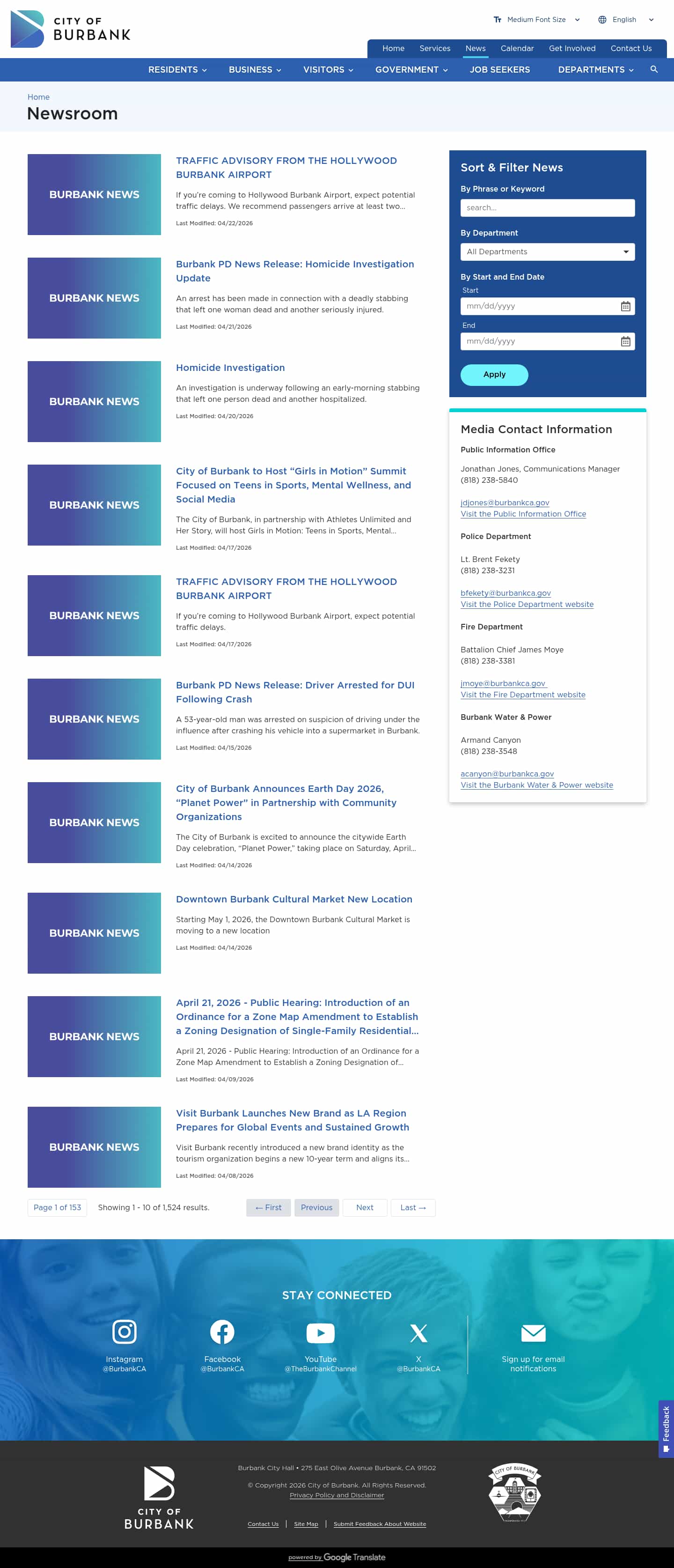 Latest website image capture