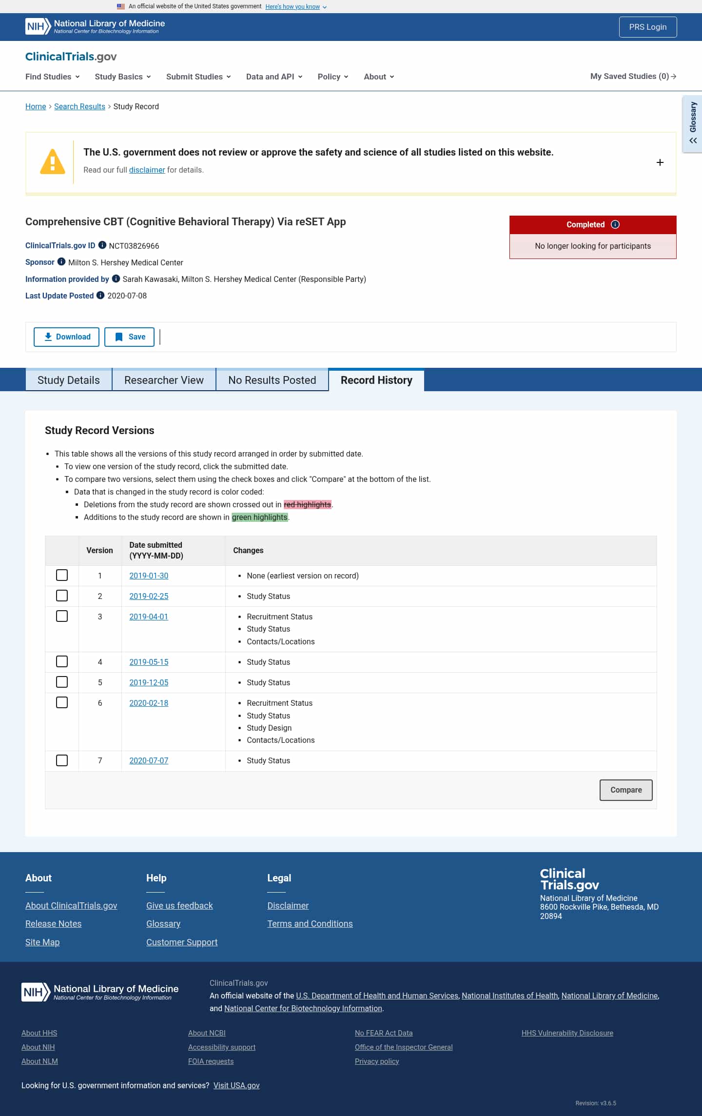 Latest website image capture