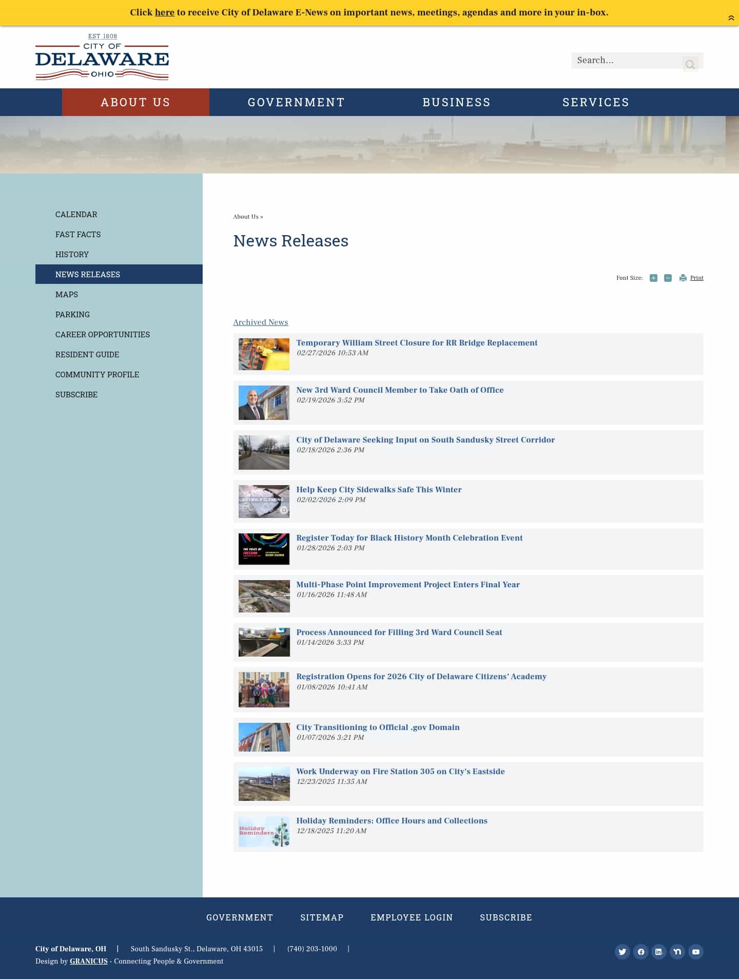 Latest website image capture