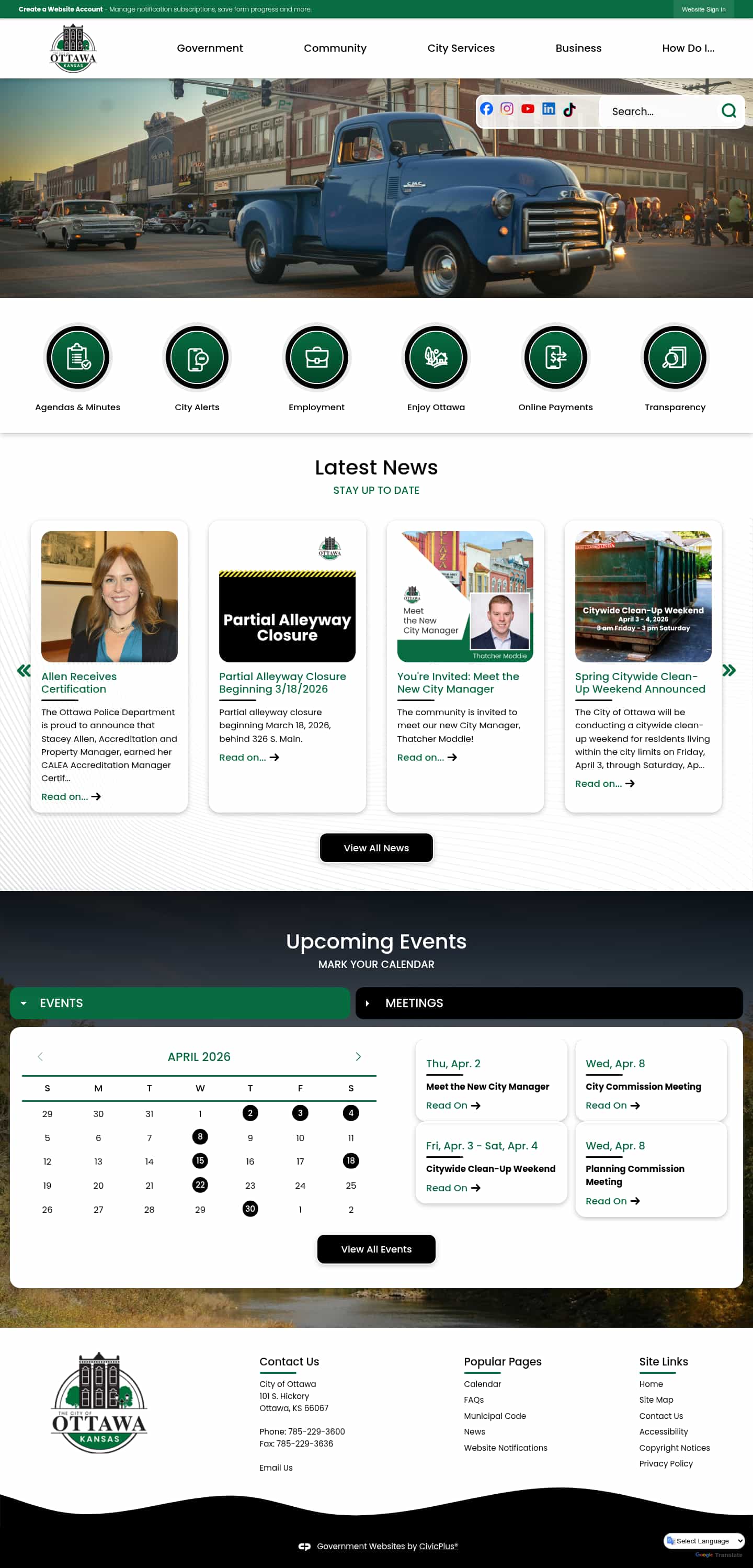 Latest website image capture
