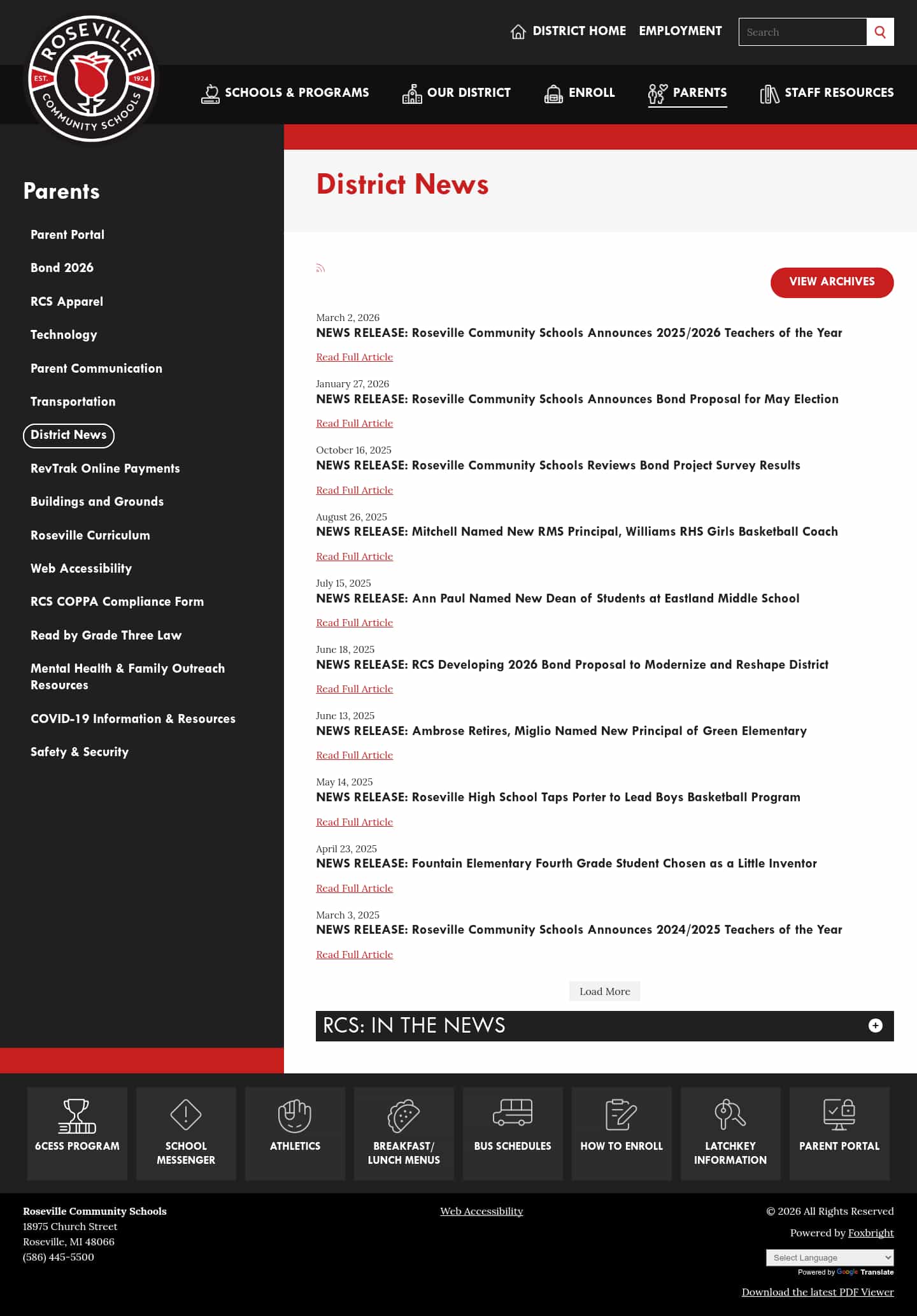 Latest website image capture