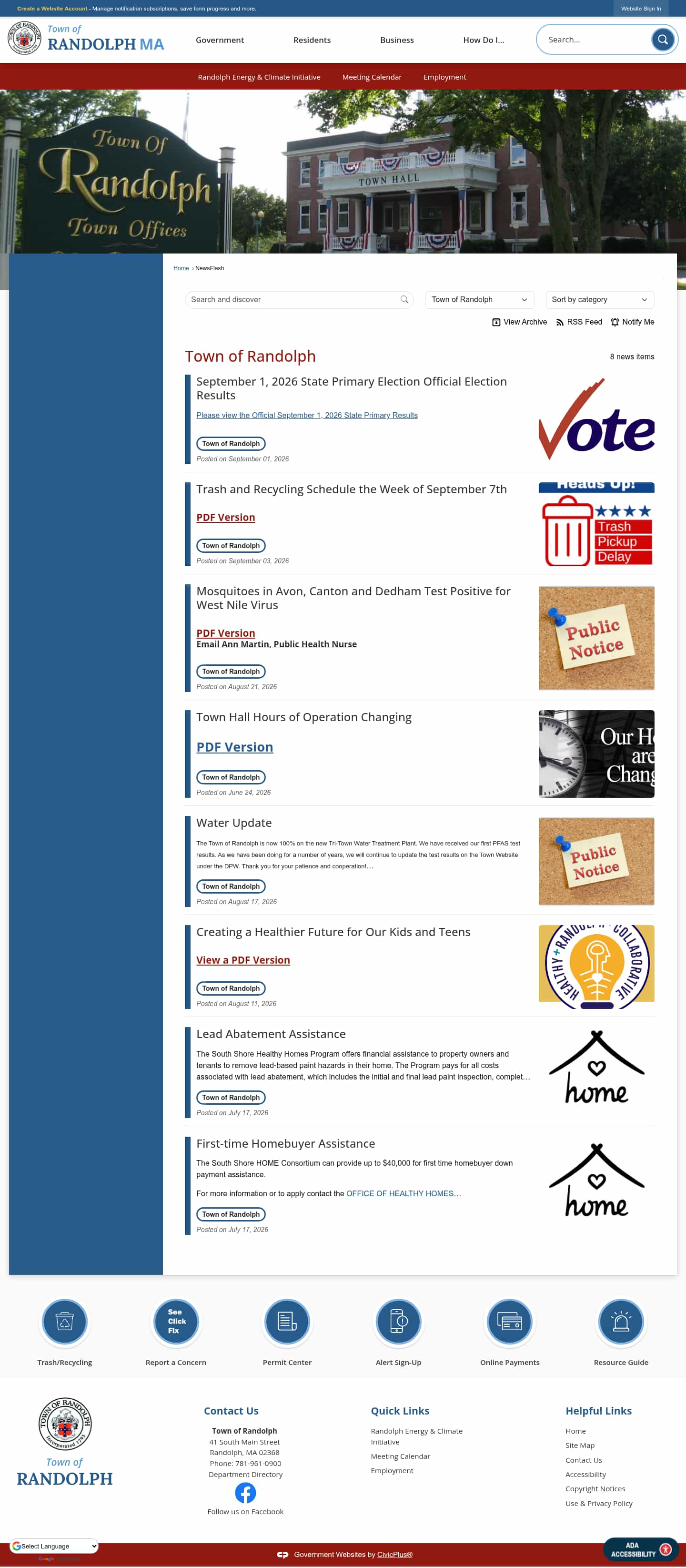 Latest website image capture