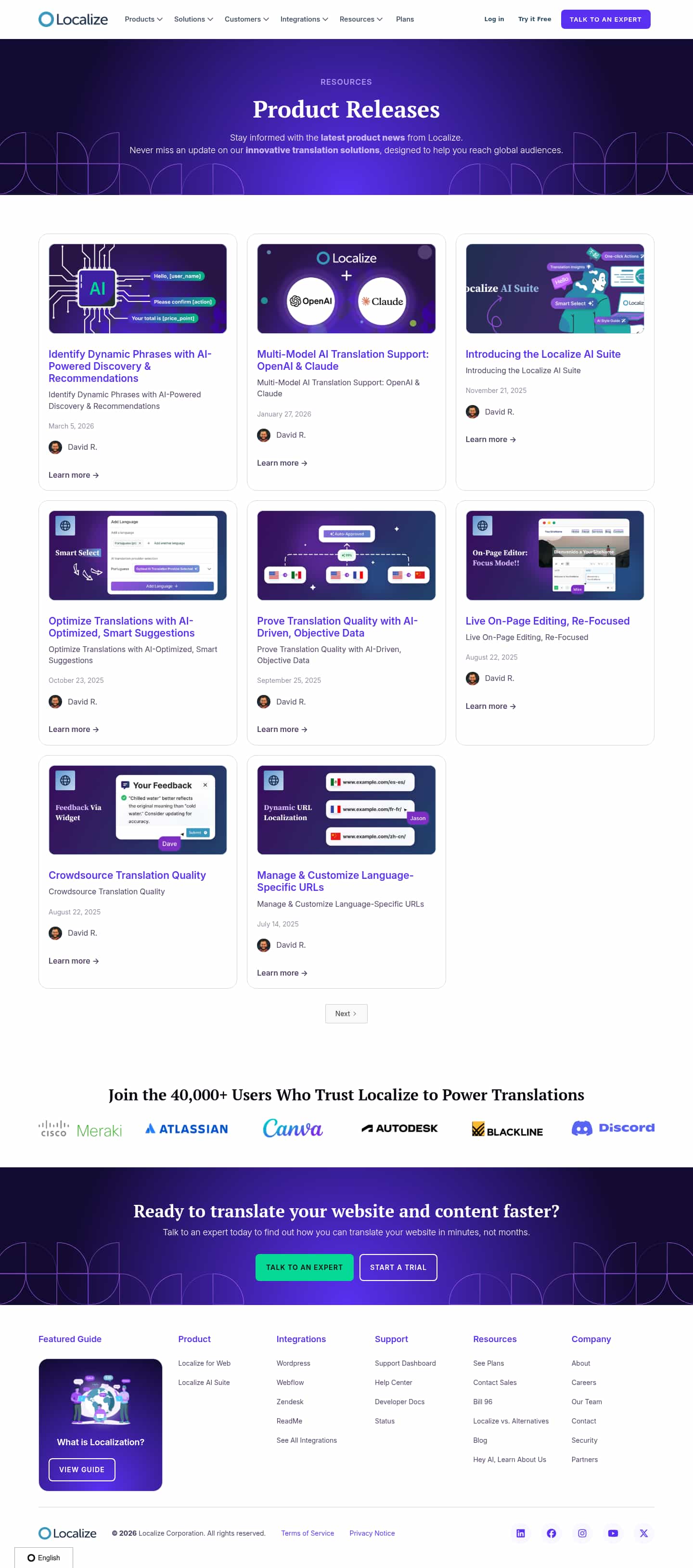 Latest website image capture