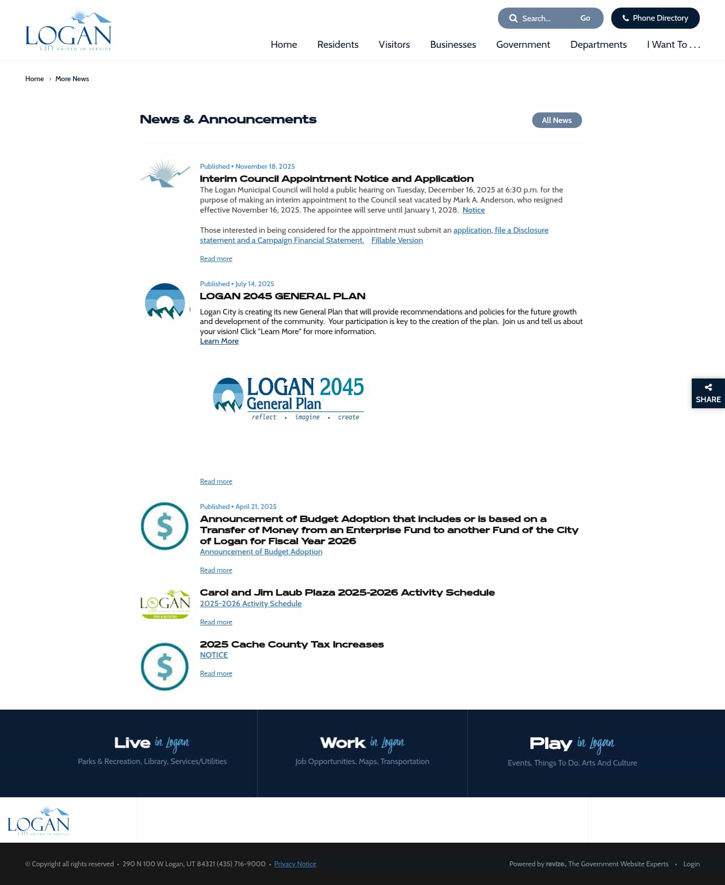 Latest website image capture