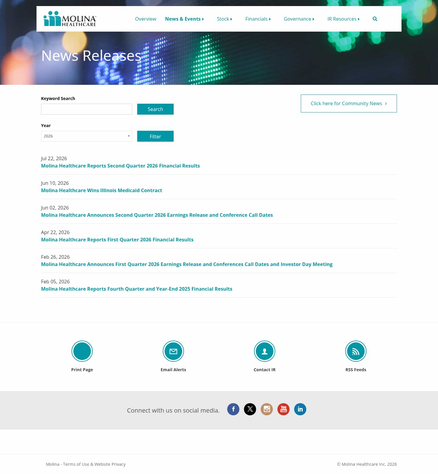 Latest website image capture