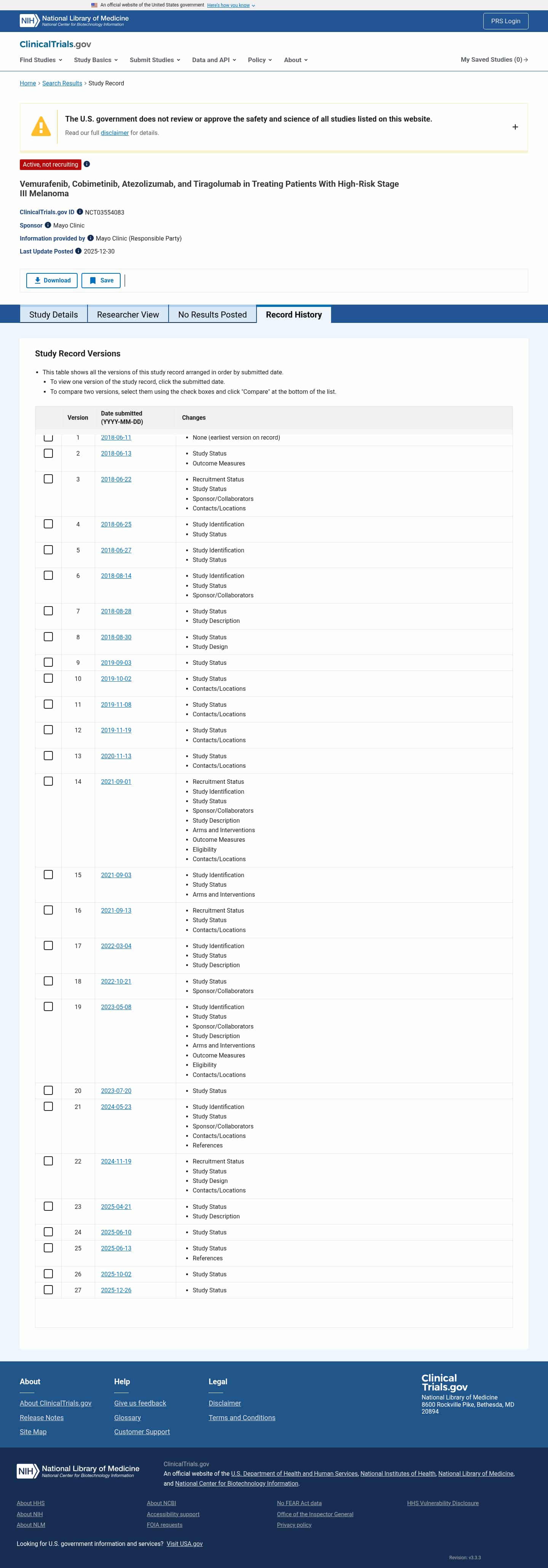 Latest website image capture