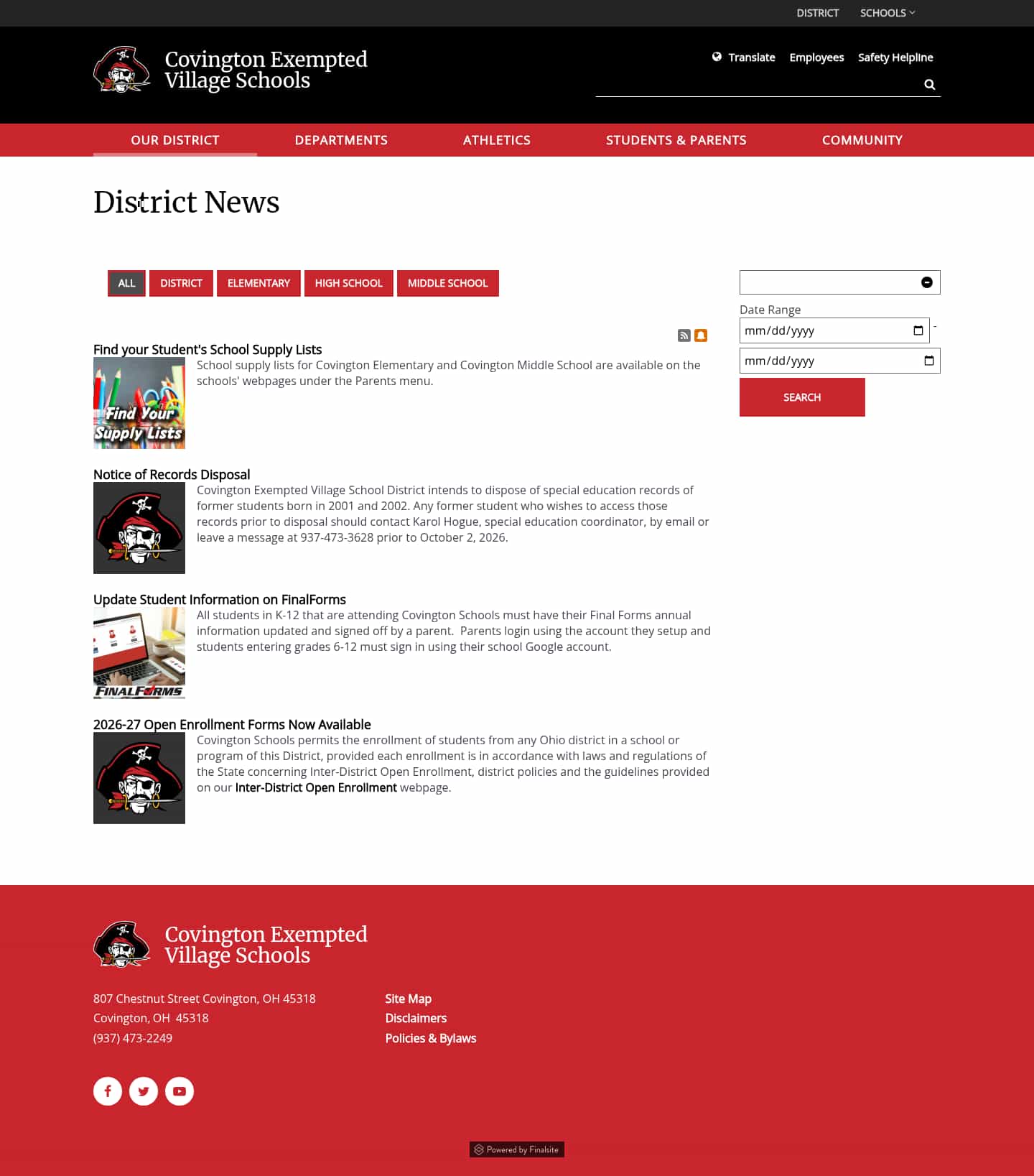 Latest website image capture