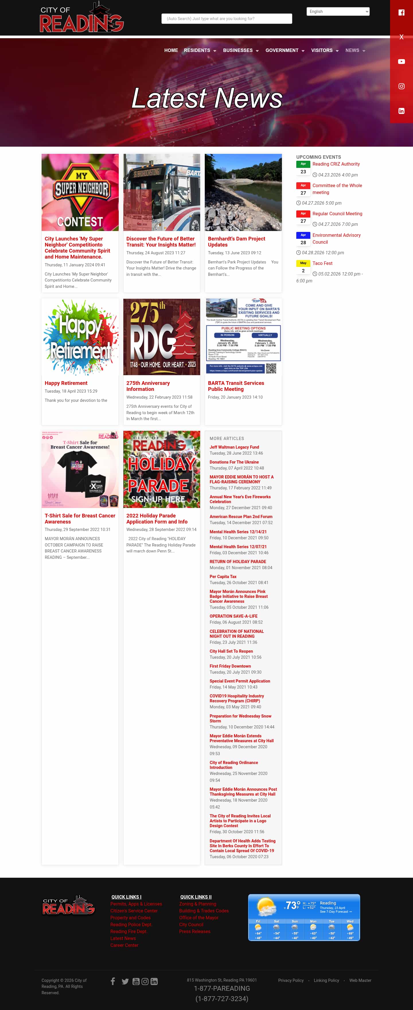 Latest website image capture