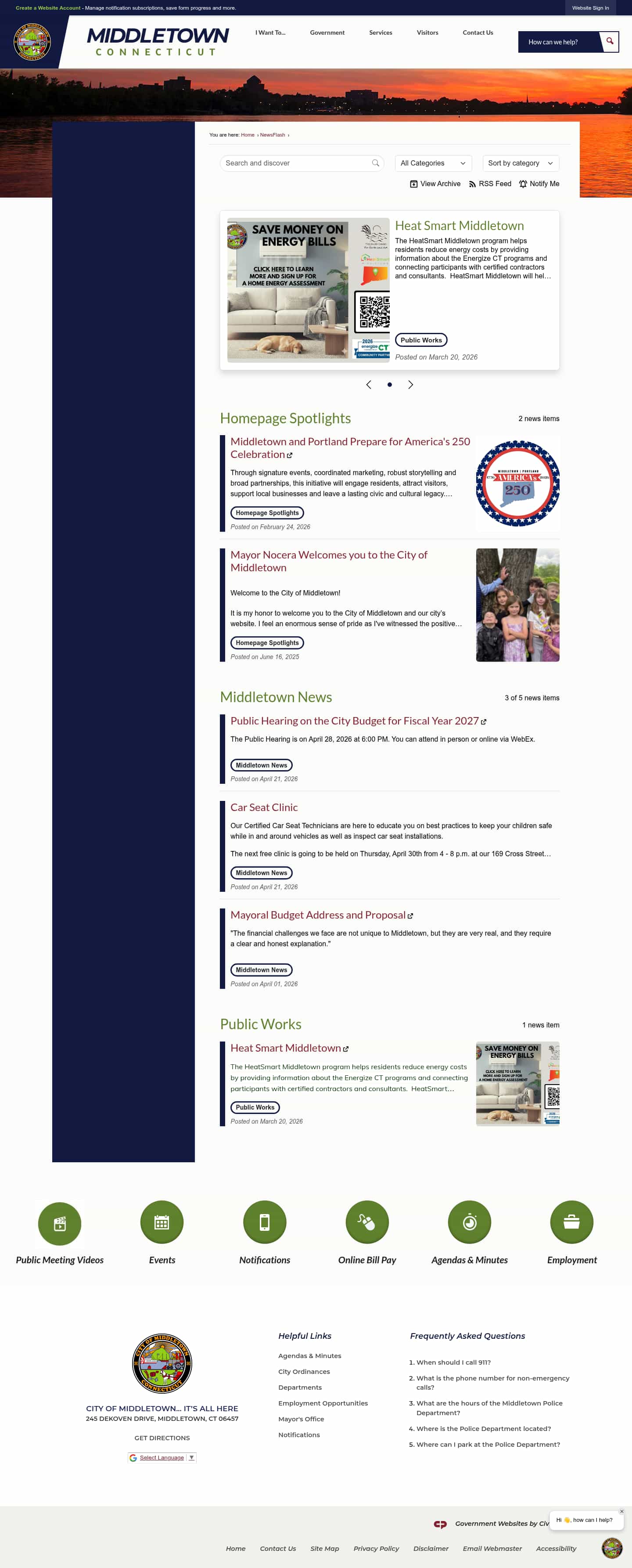 Latest website image capture