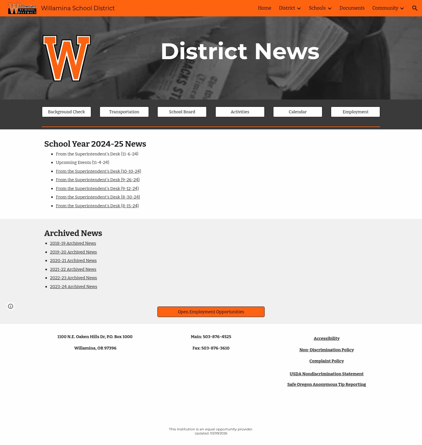 Latest website image capture