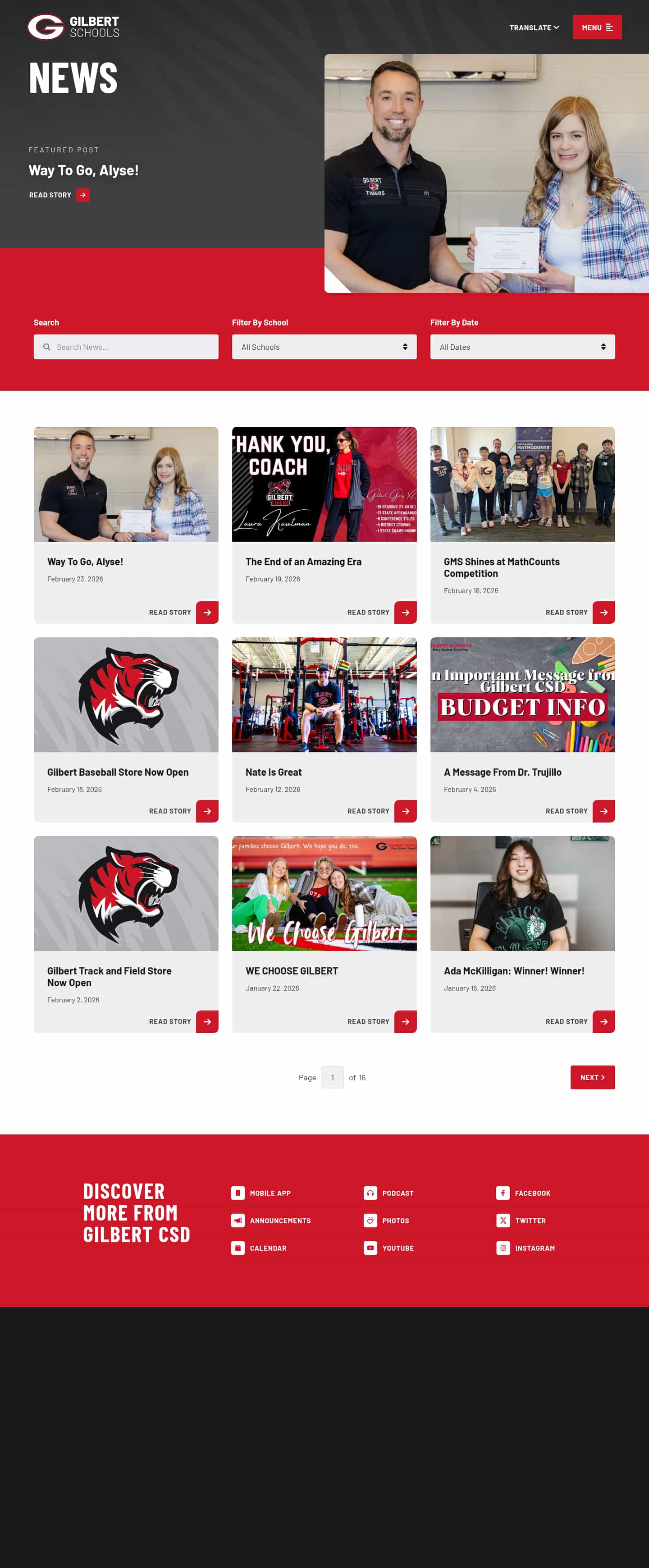 Latest website image capture