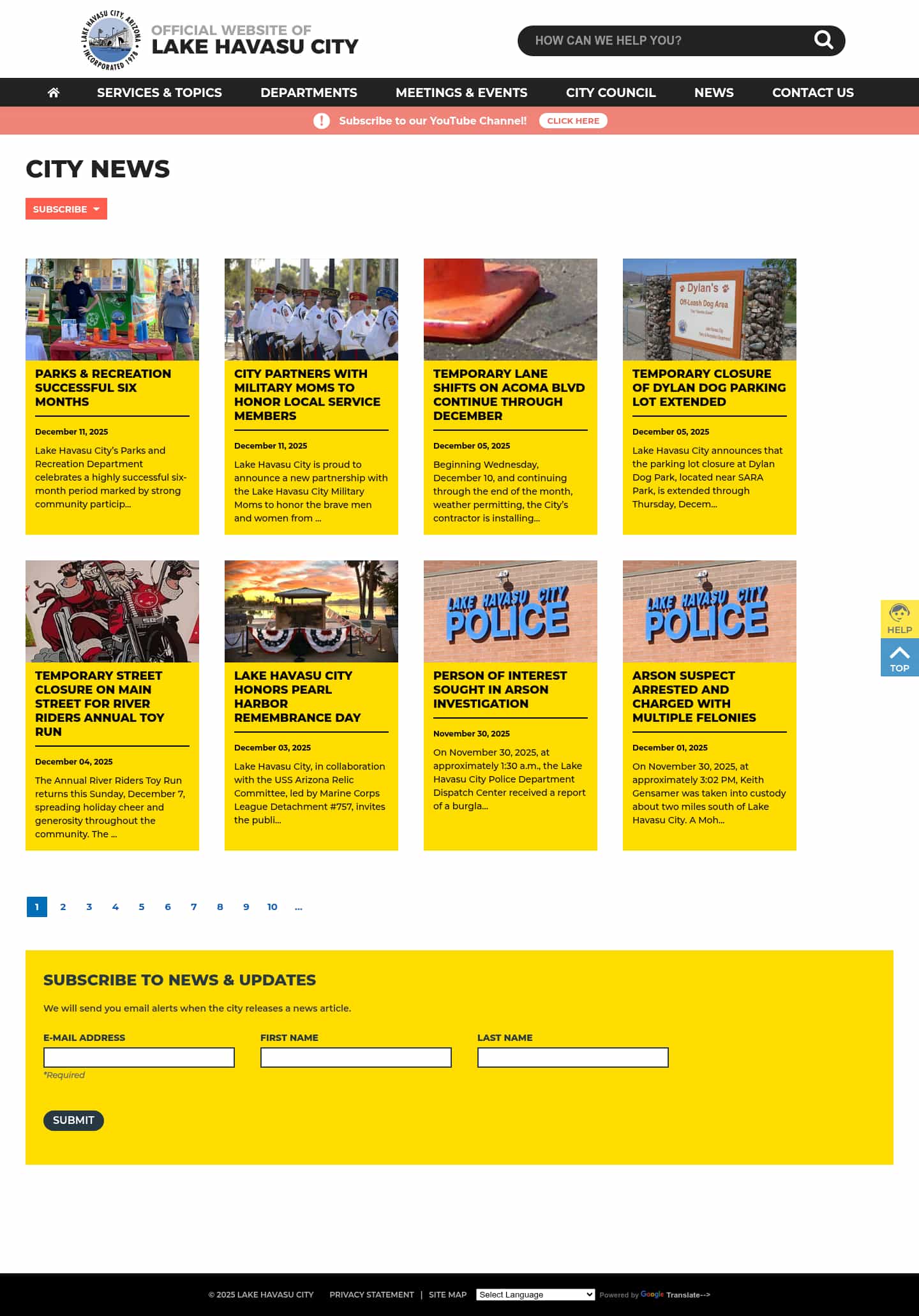 Latest website image capture