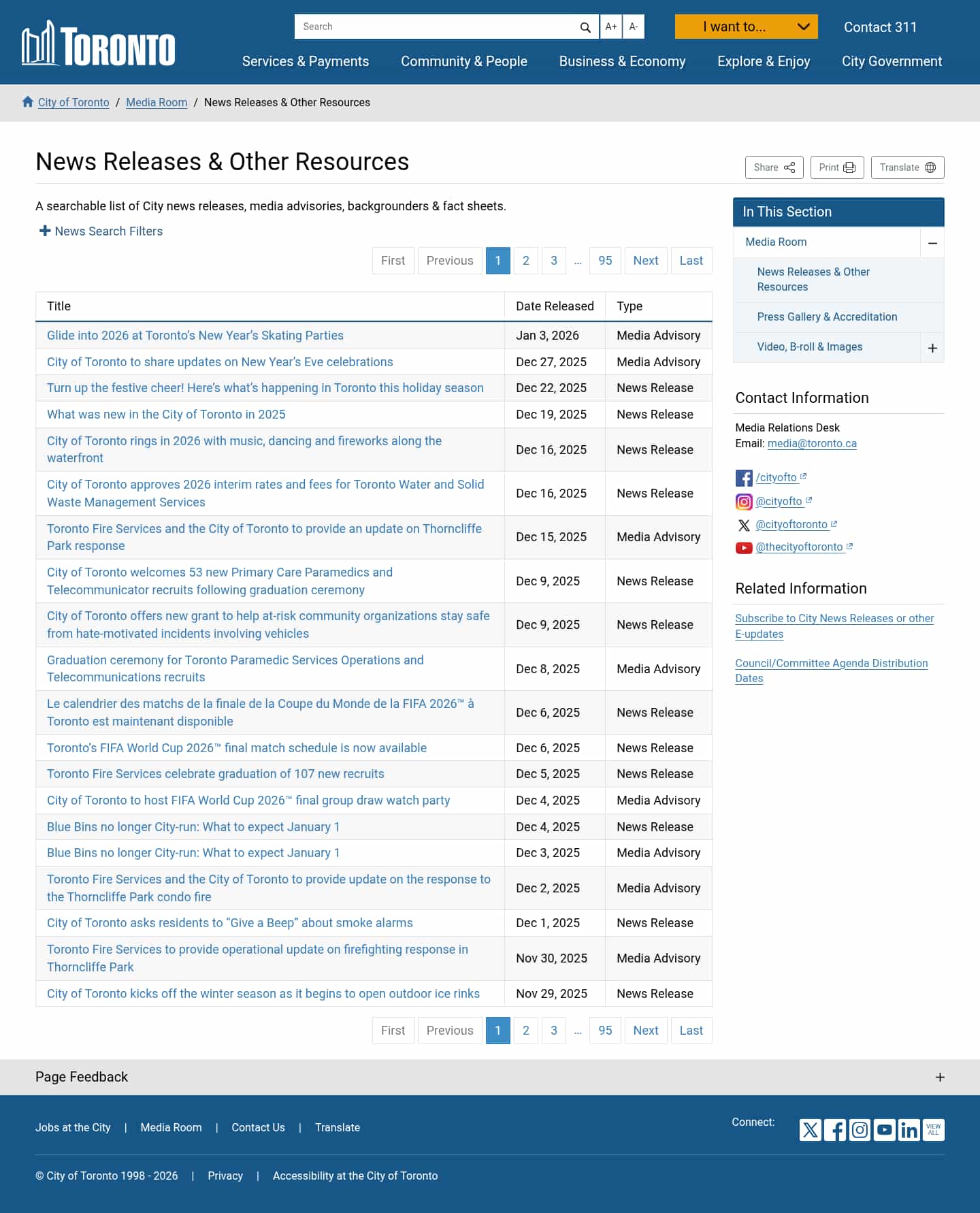 Latest website image capture