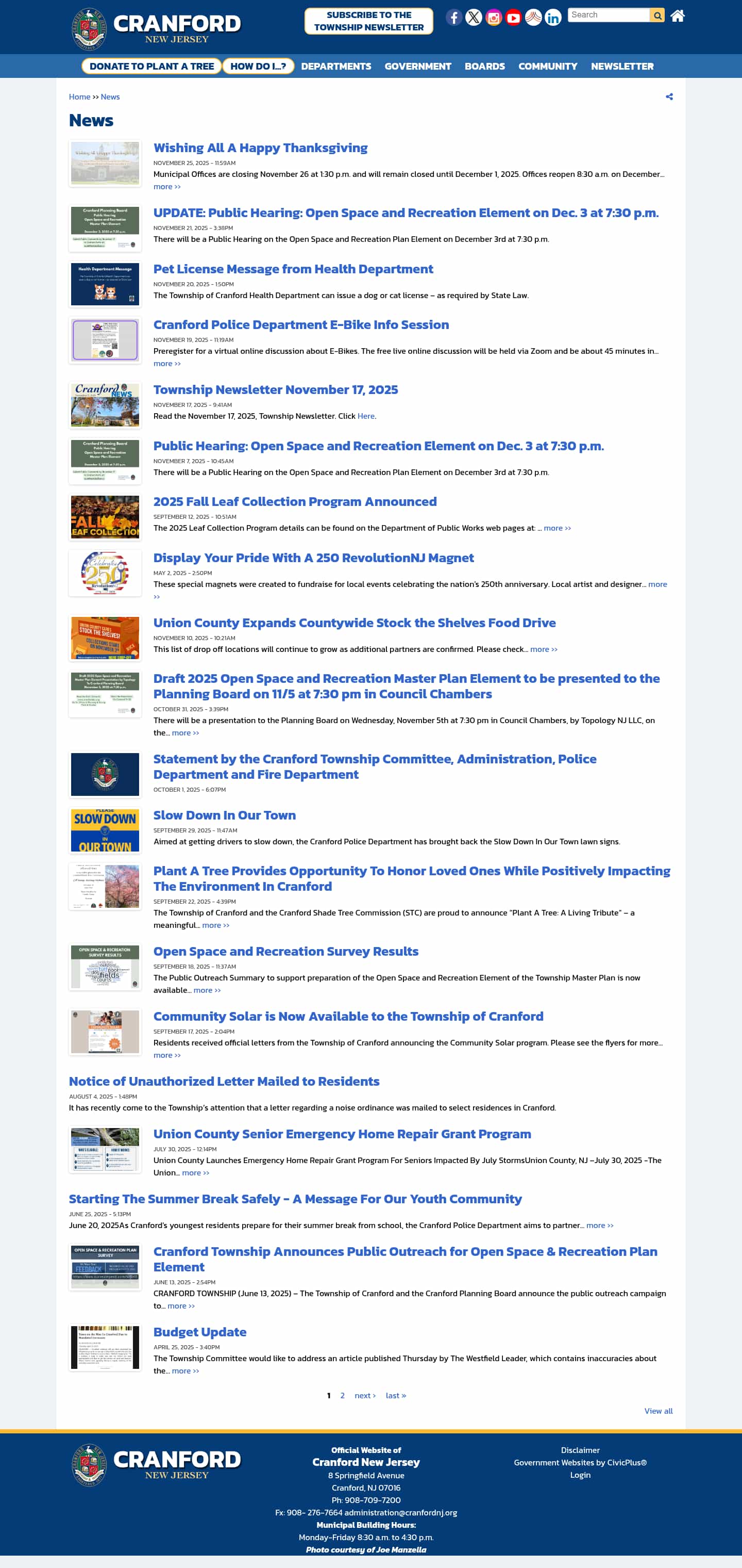 Latest website image capture