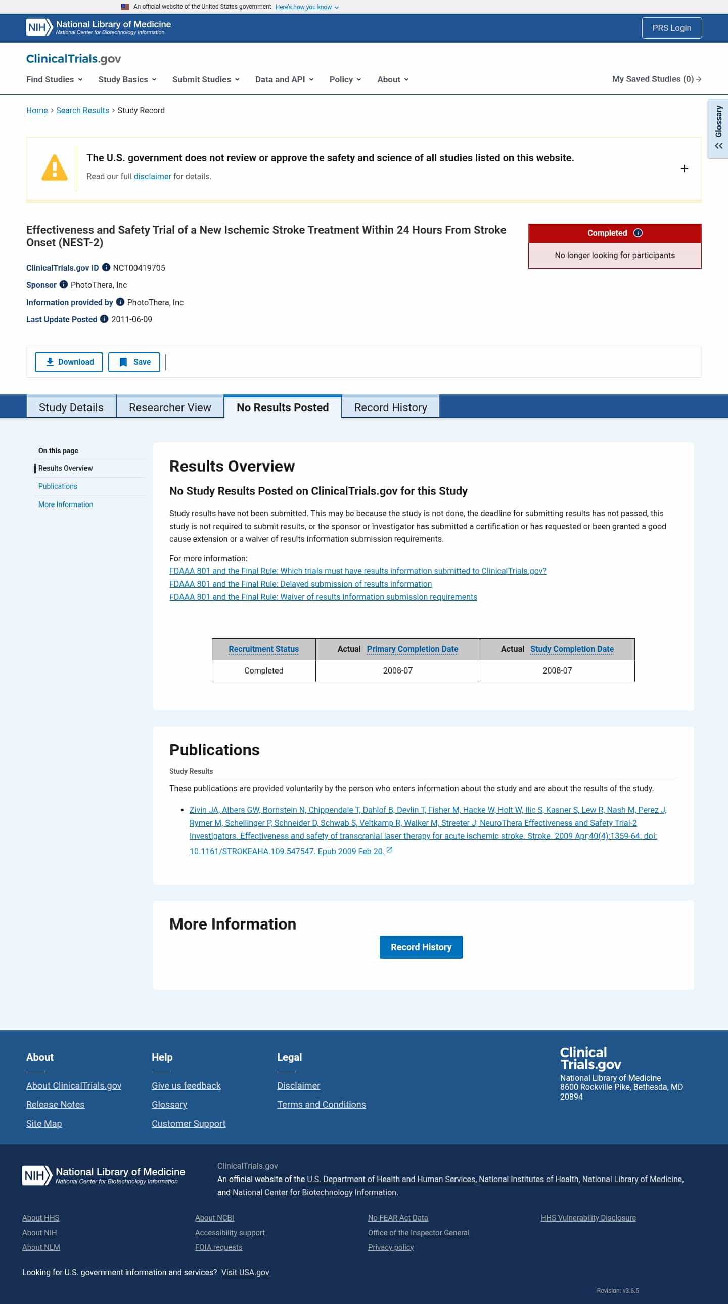 Latest website image capture
