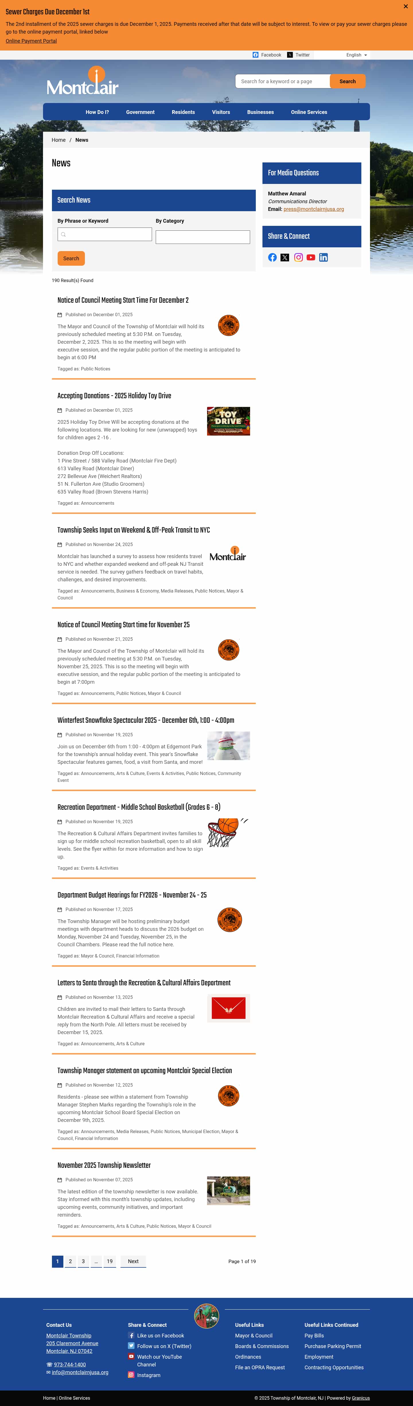 Latest website image capture