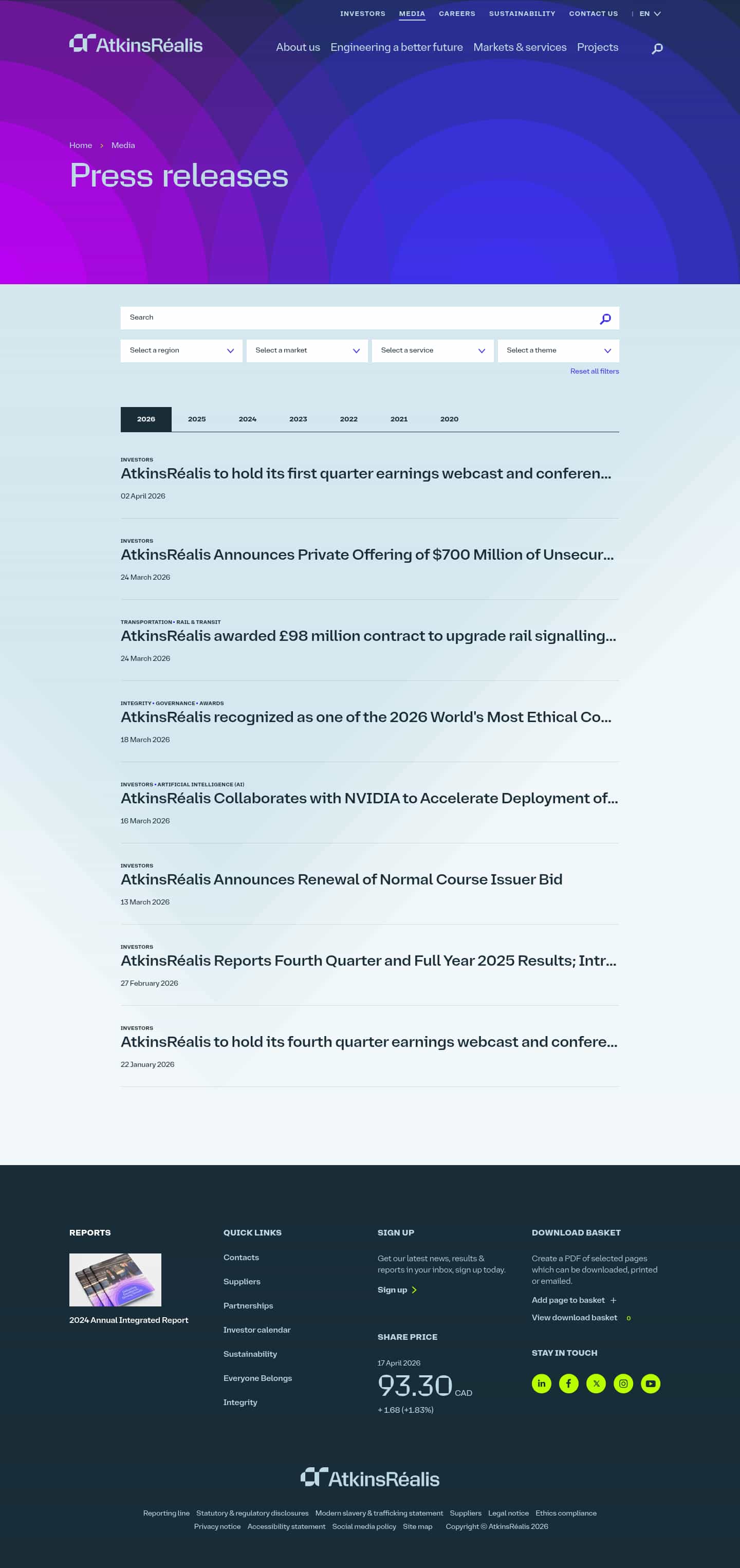 Latest website image capture