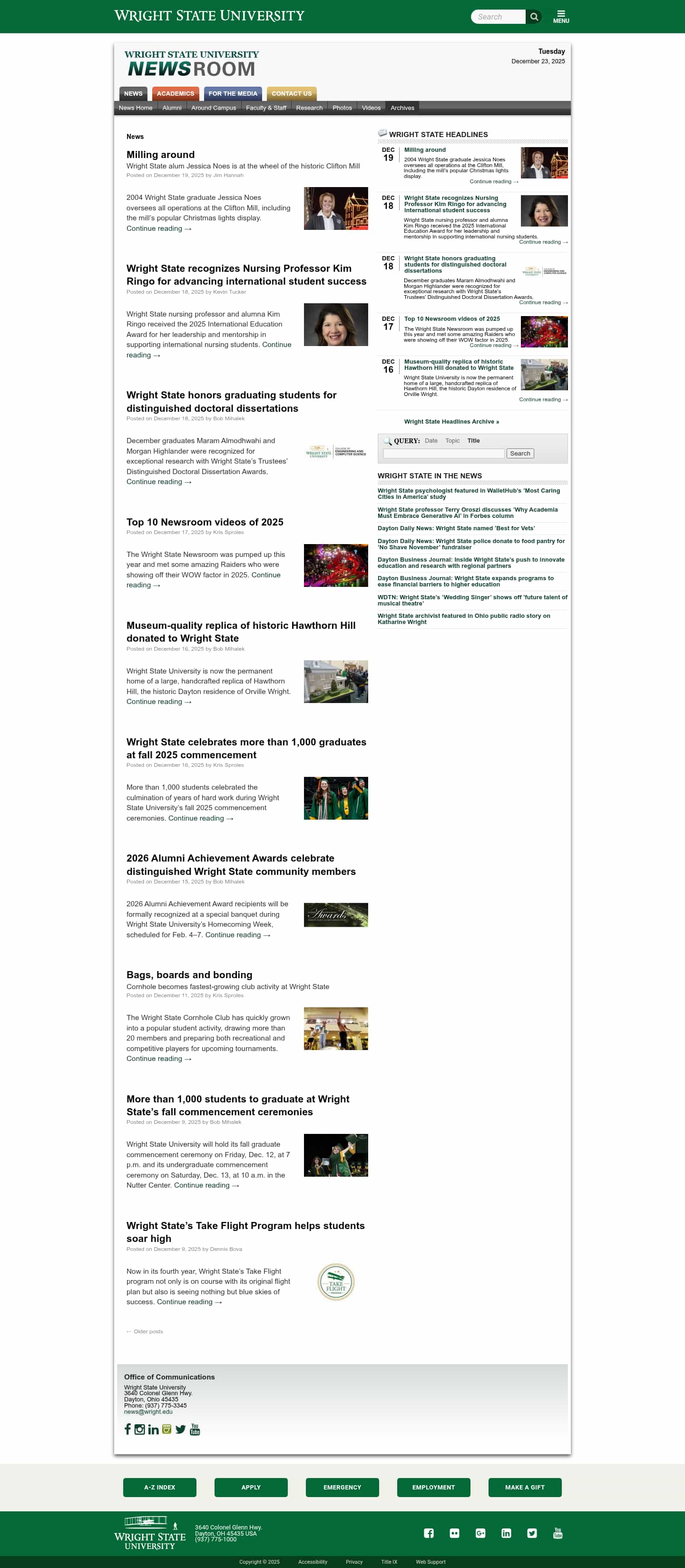 Latest website image capture