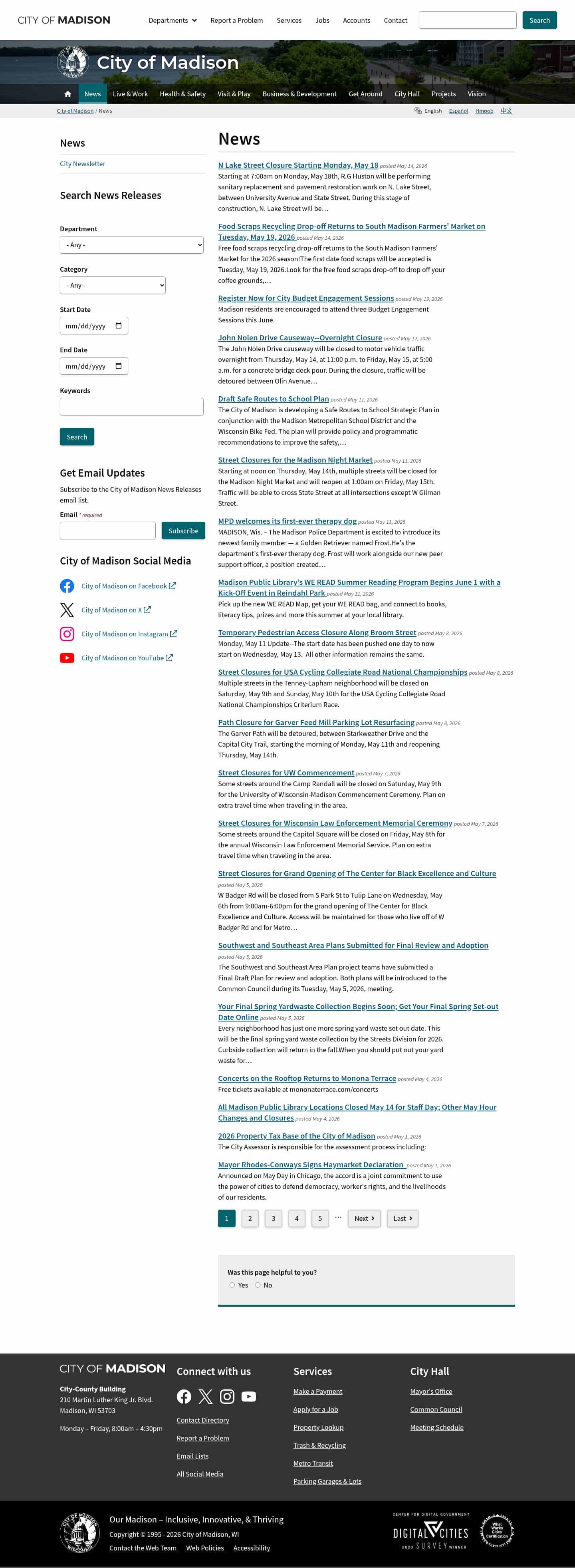 Latest website image capture