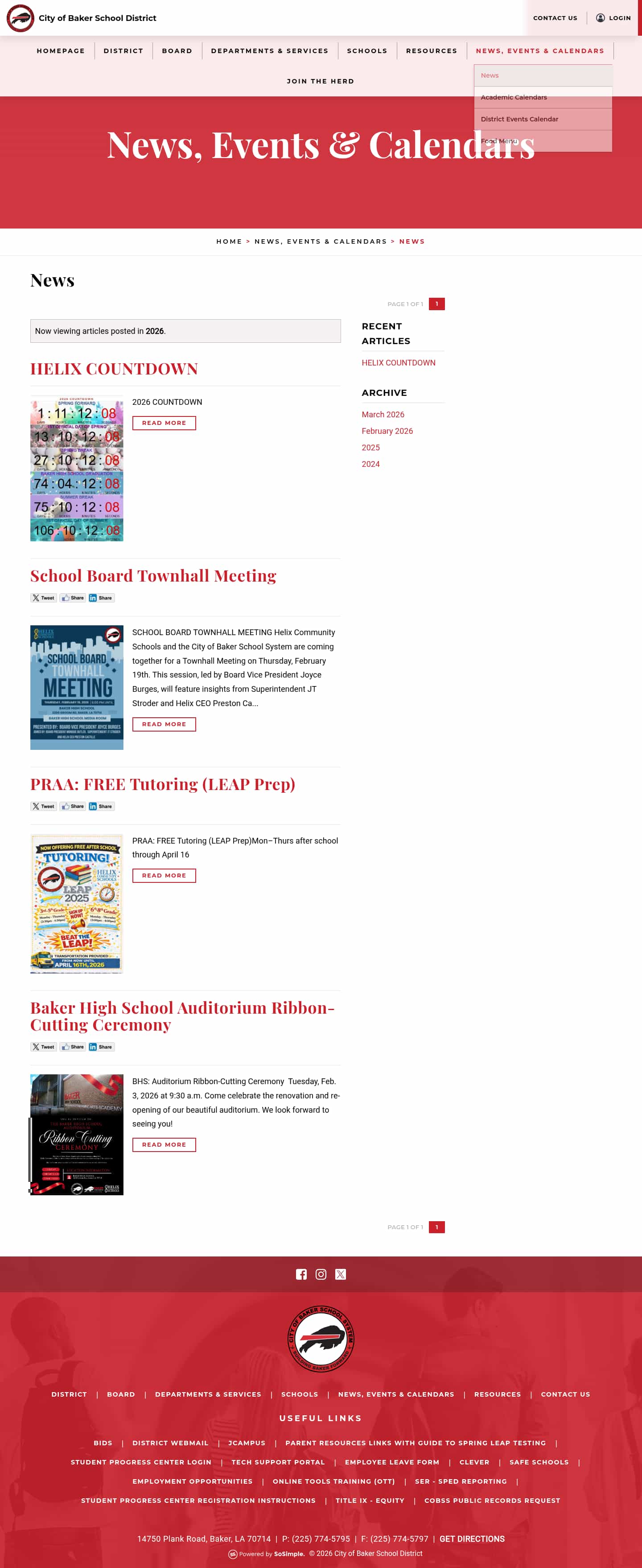 Latest website image capture