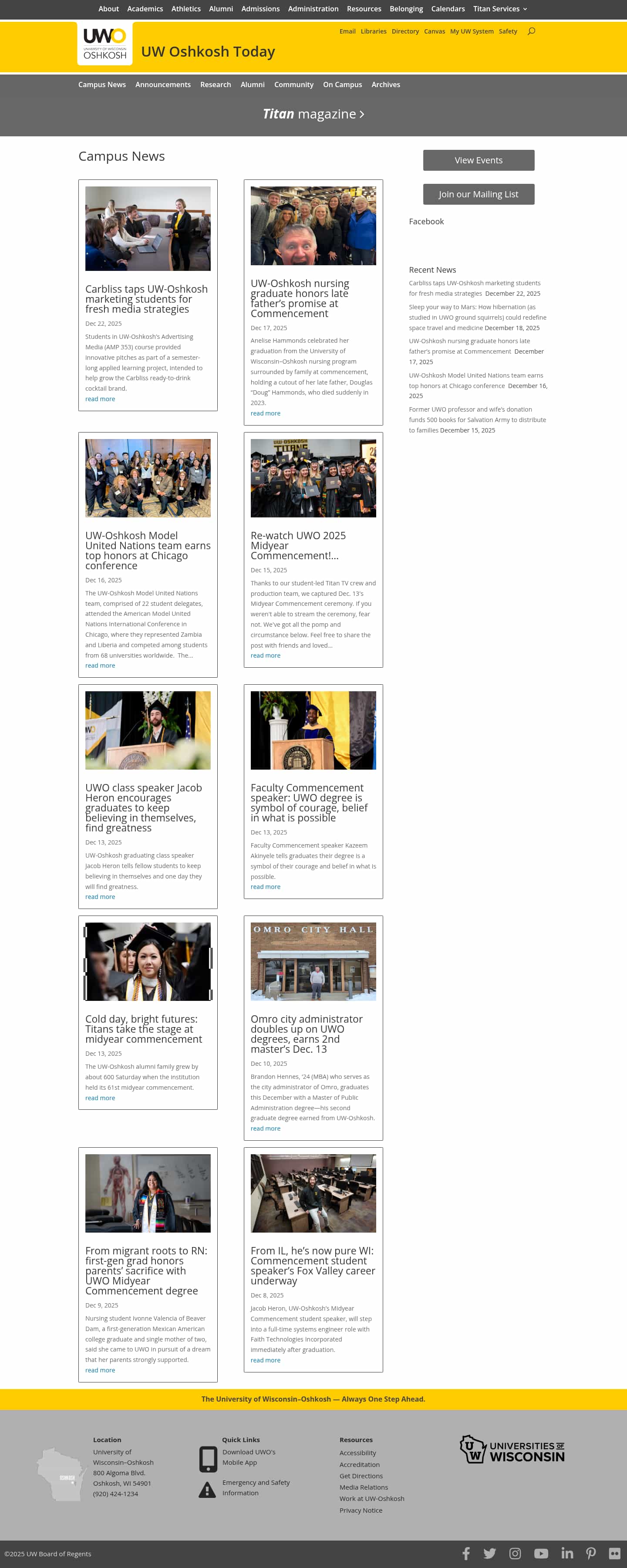 Latest website image capture