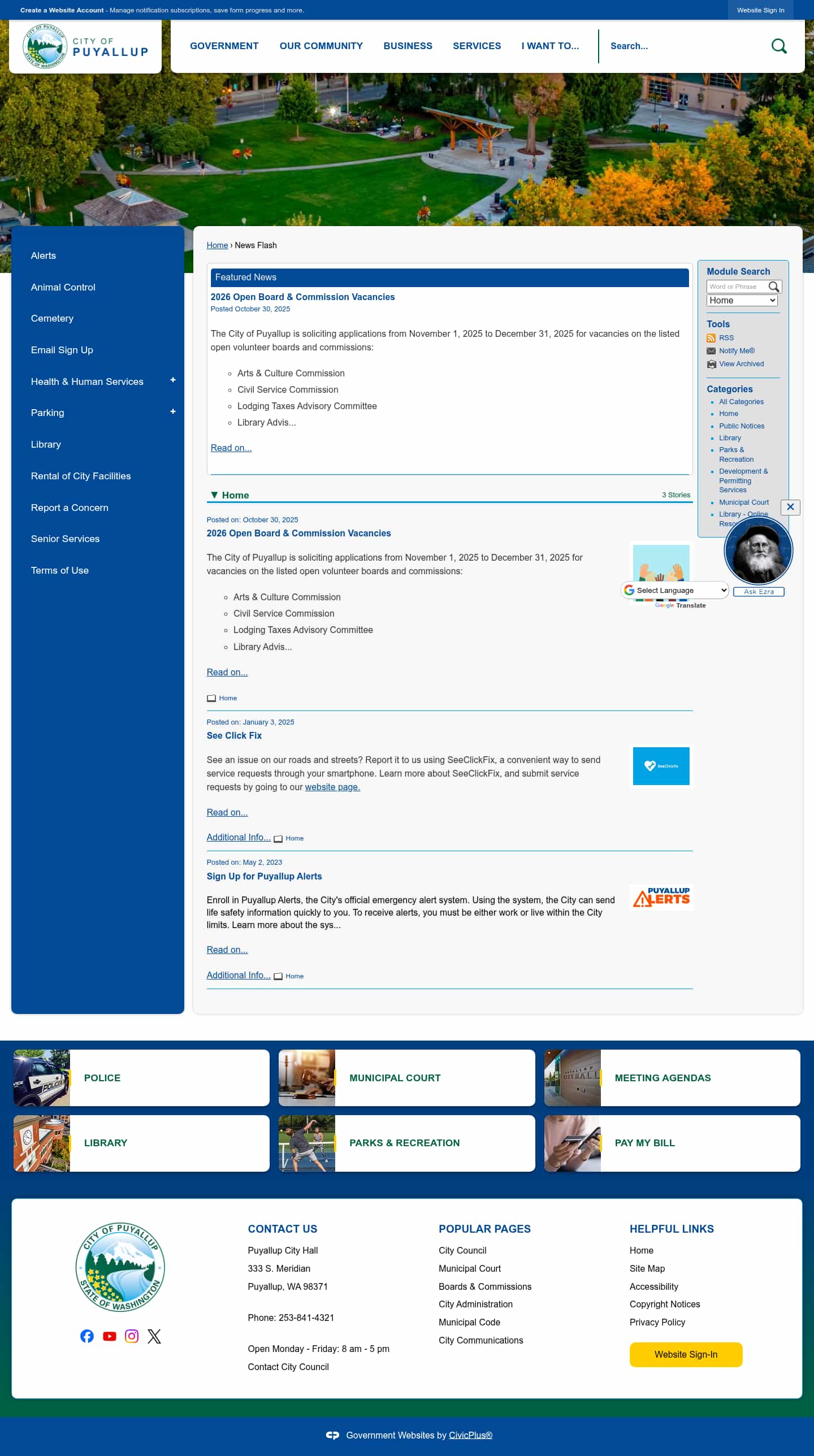 Latest website image capture