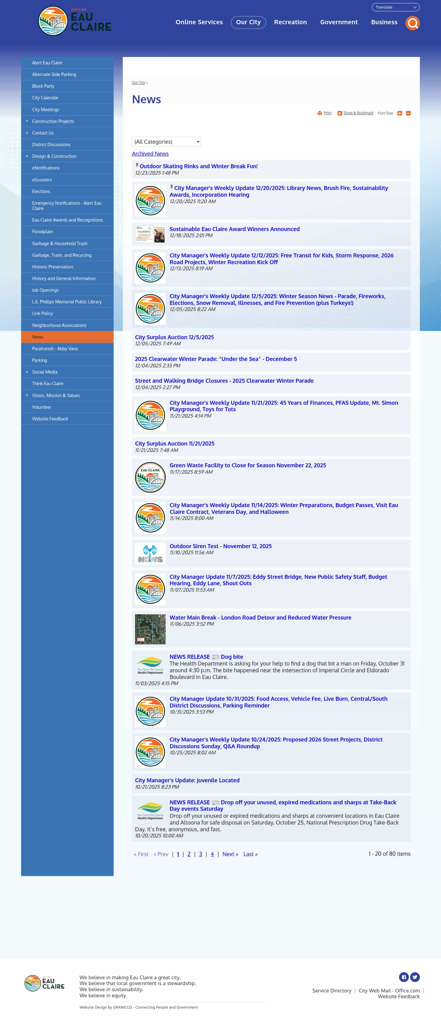 Latest website image capture