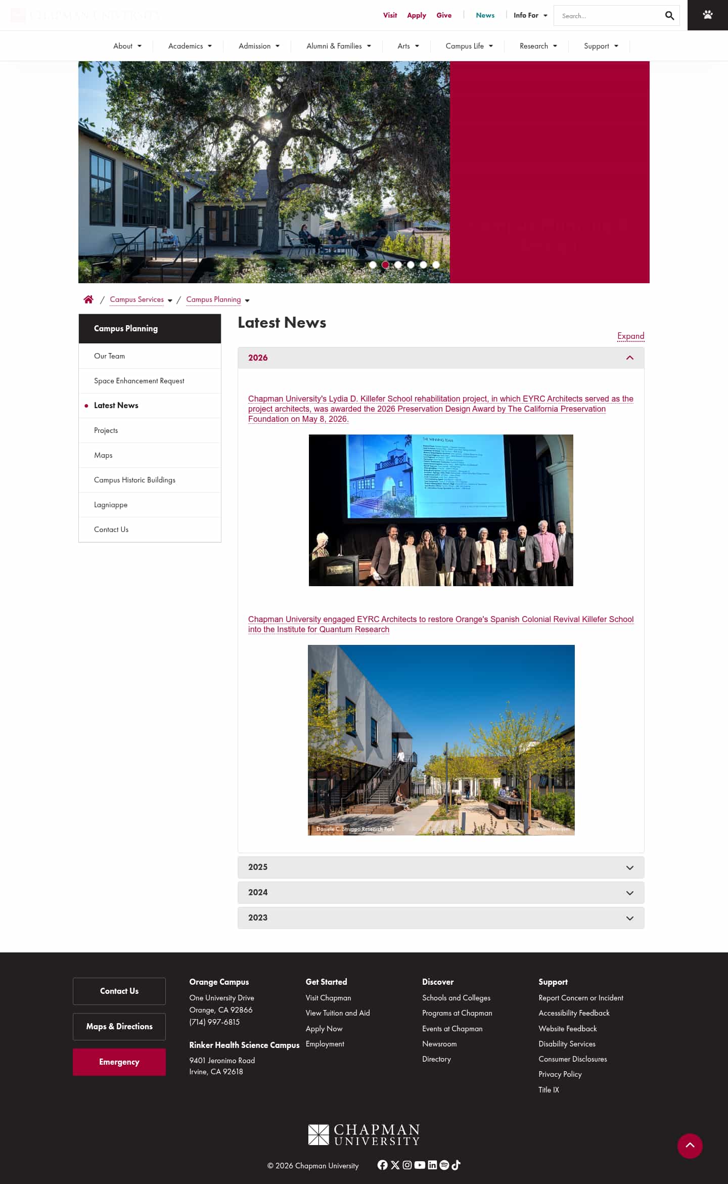 Latest website image capture