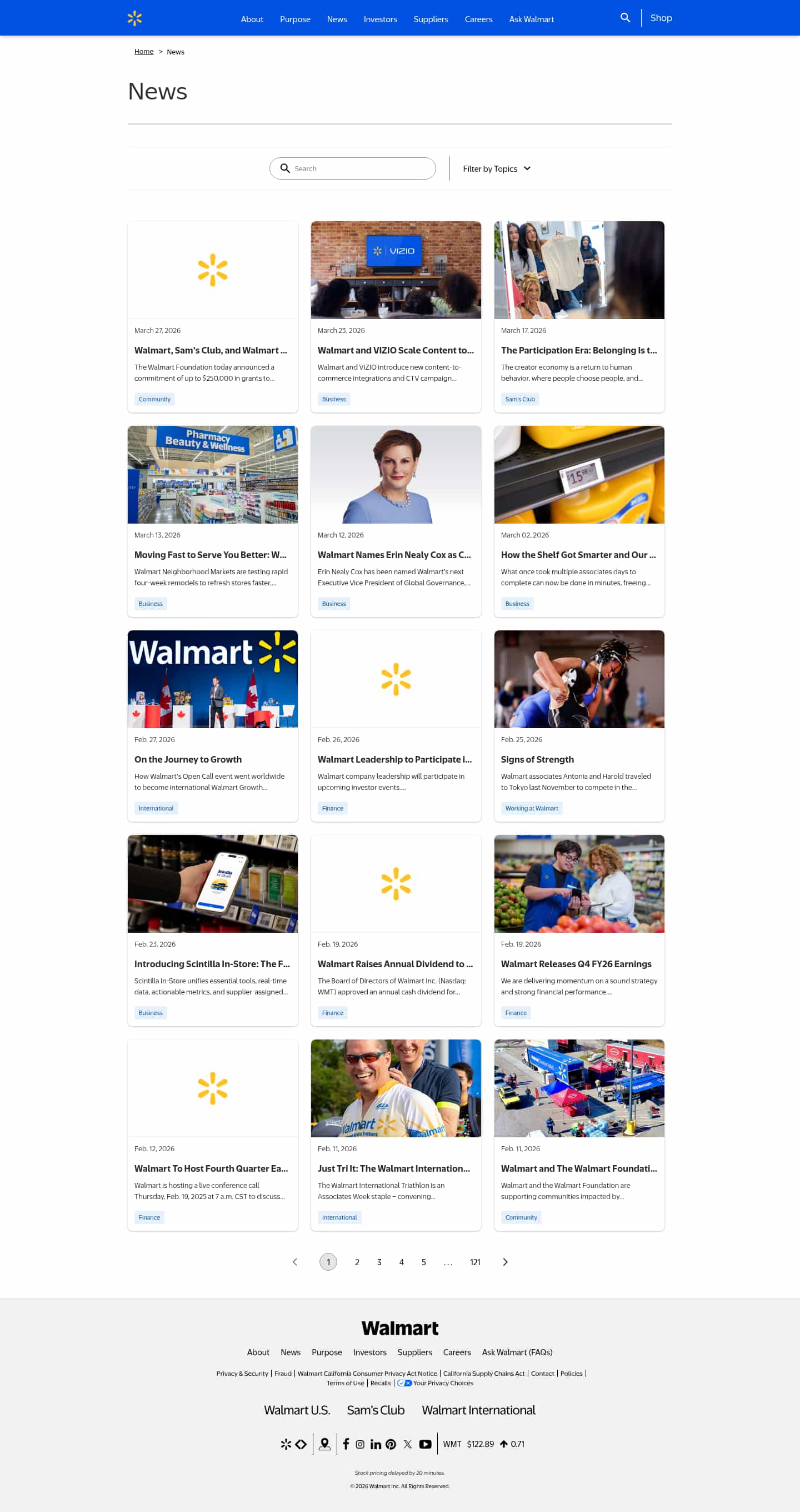 Latest website image capture