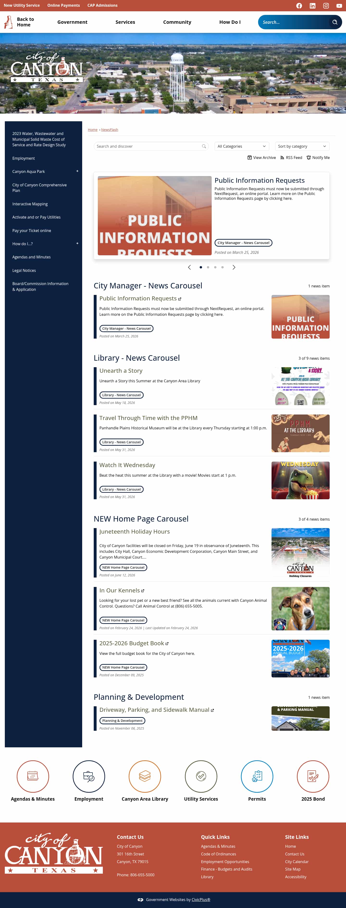 Latest website image capture
