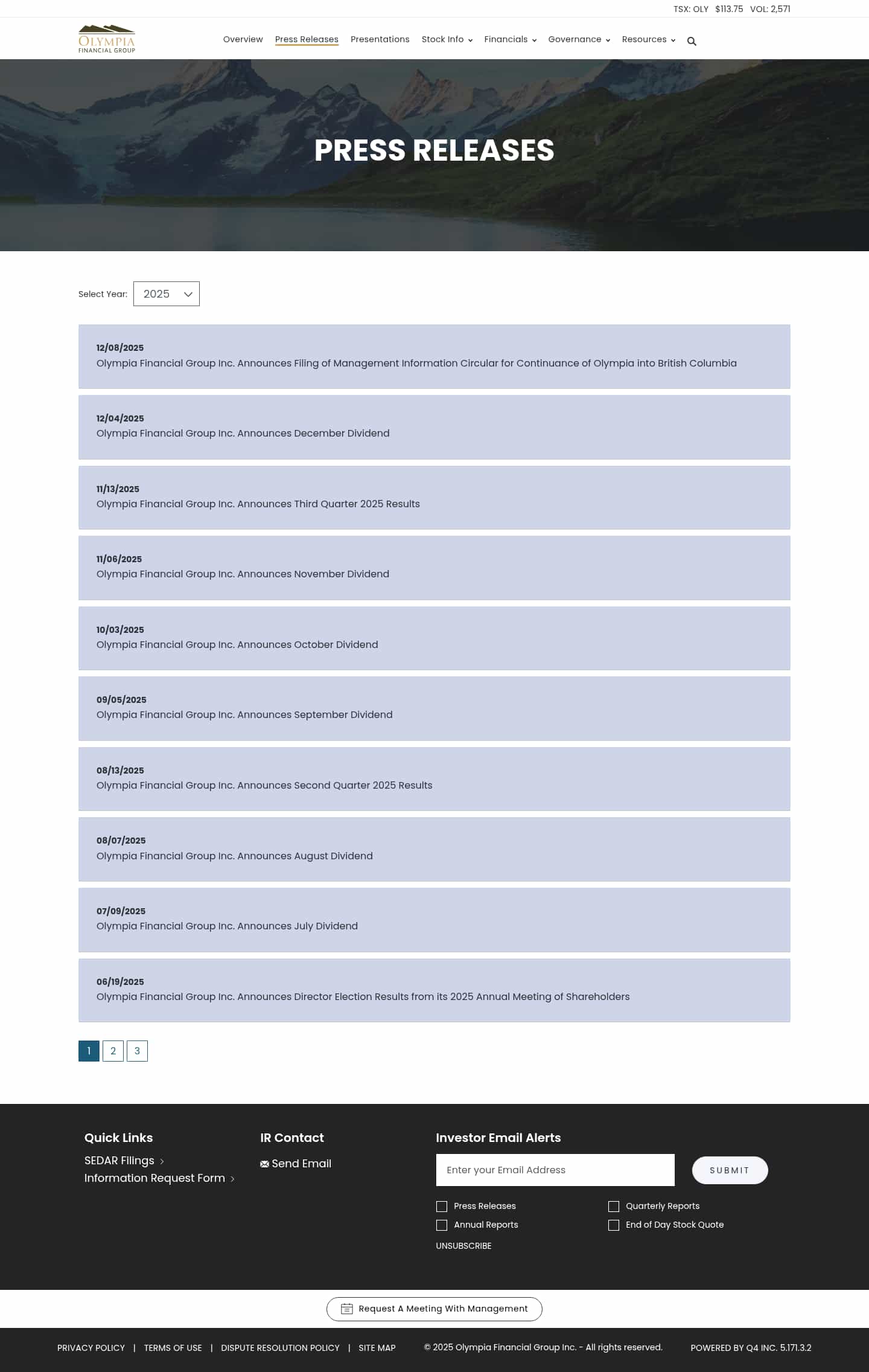 Latest website image capture