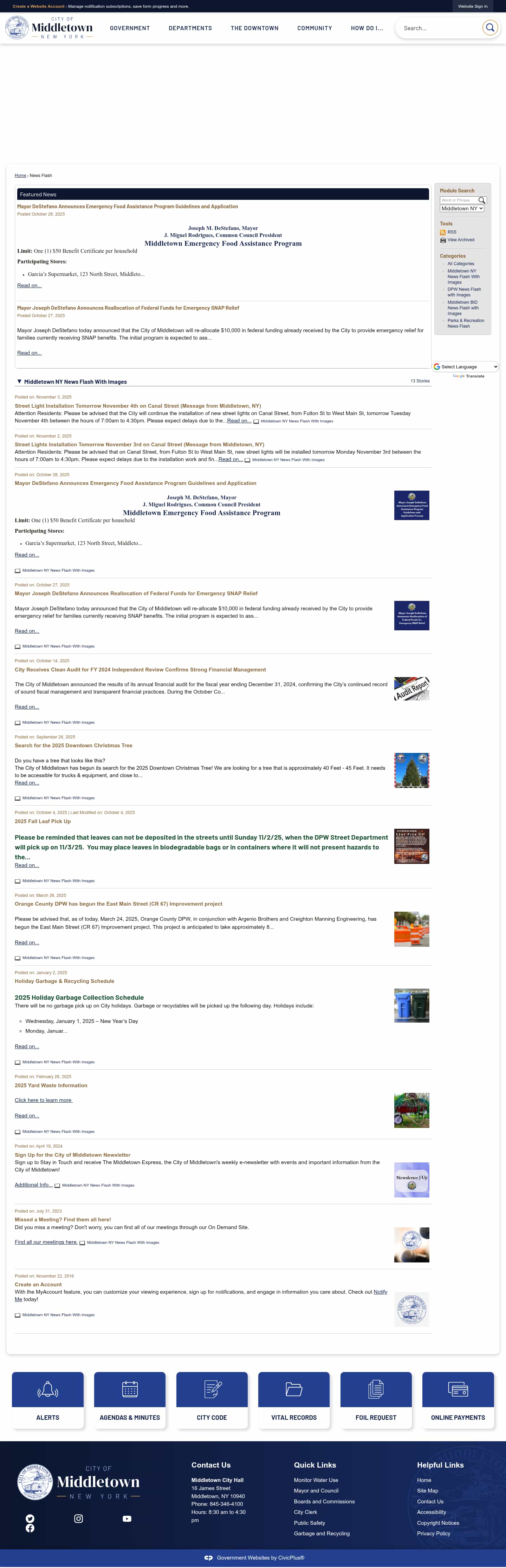 Latest website image capture