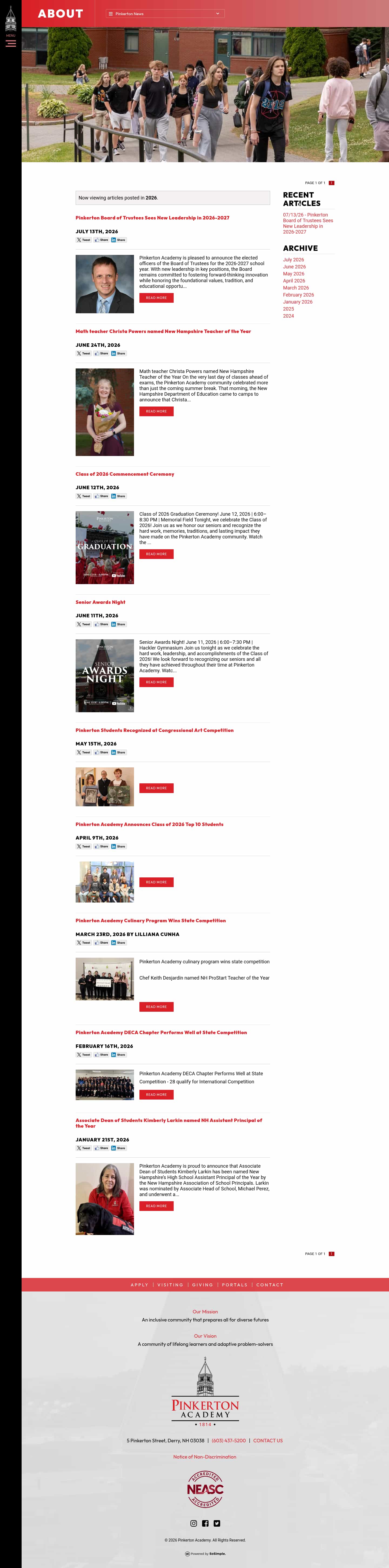 Latest website image capture
