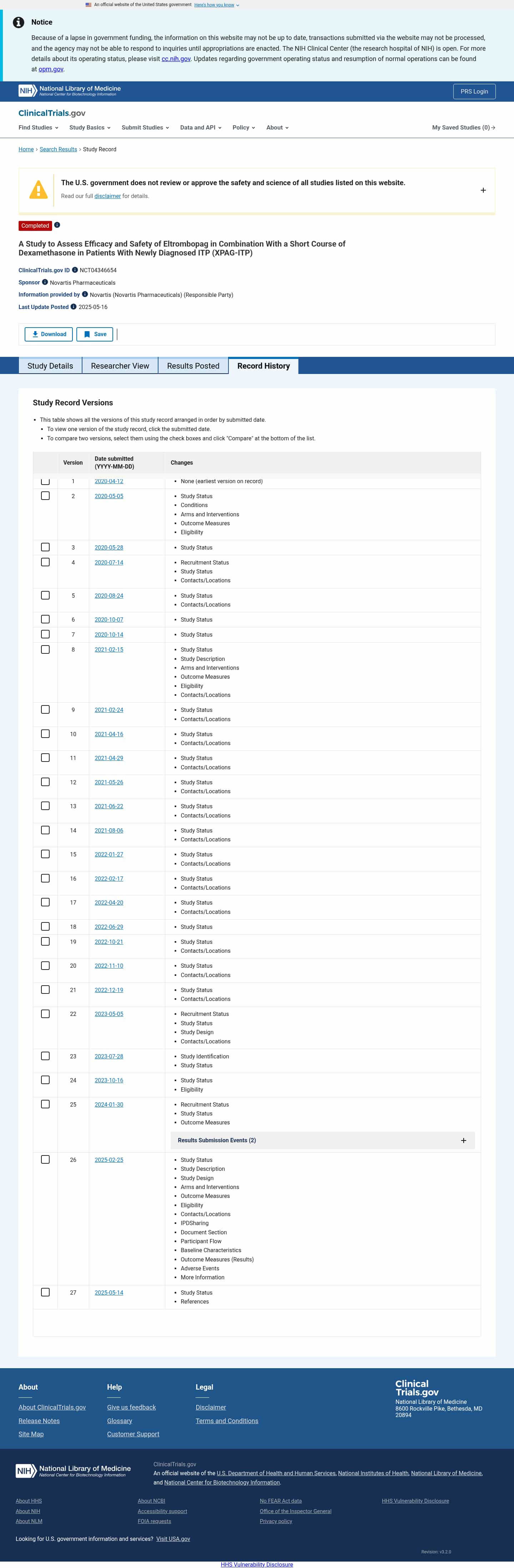 Latest website image capture