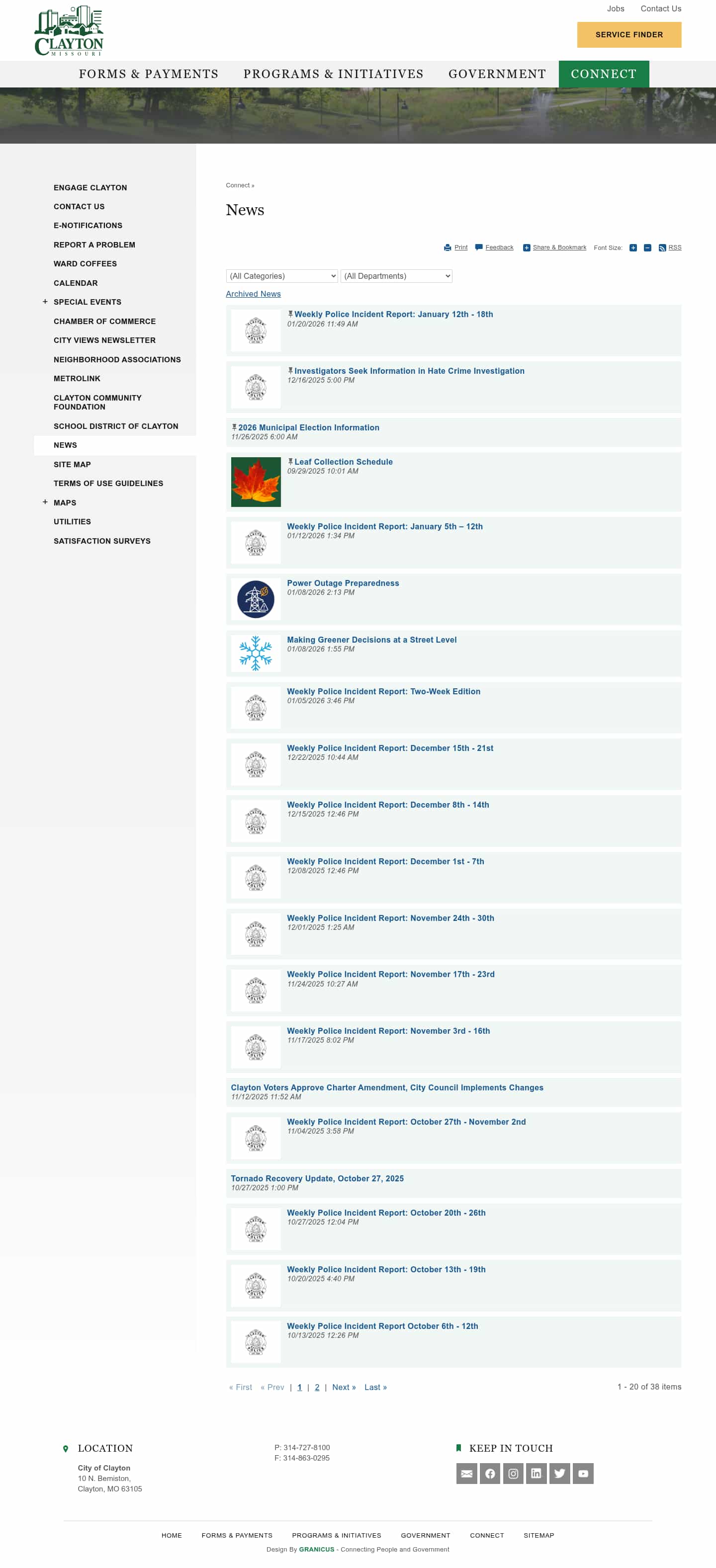 Latest website image capture