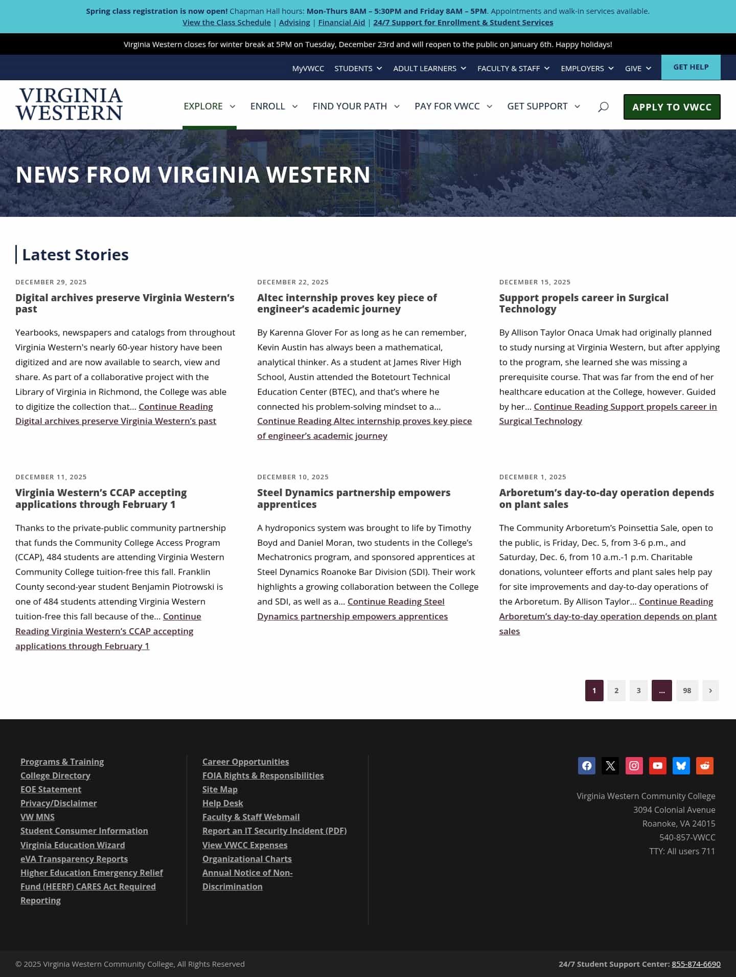 Latest website image capture