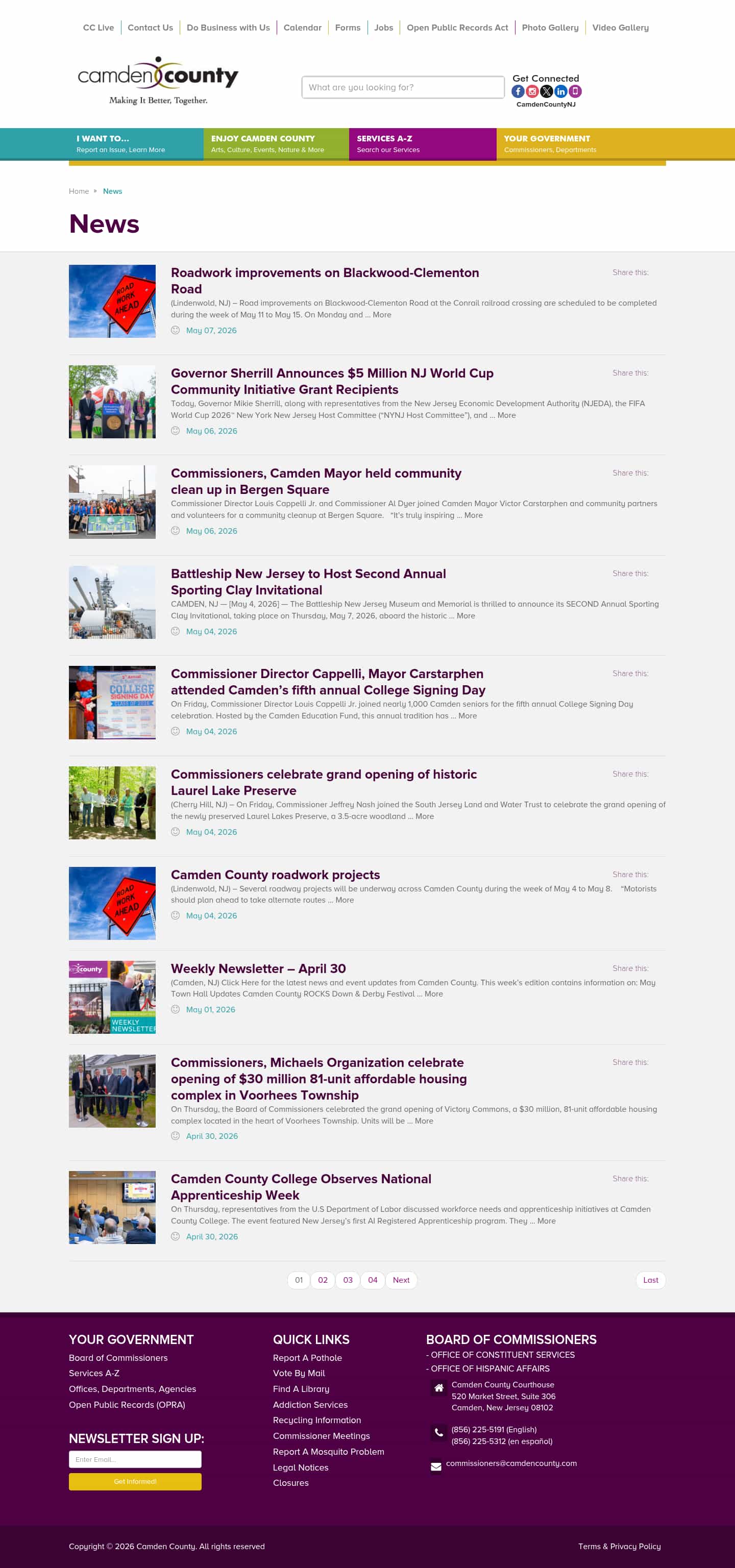 Latest website image capture