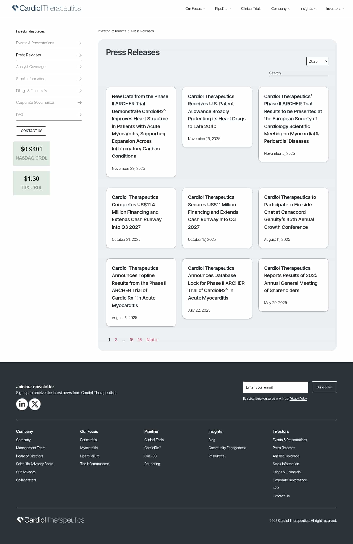 Latest website image capture
