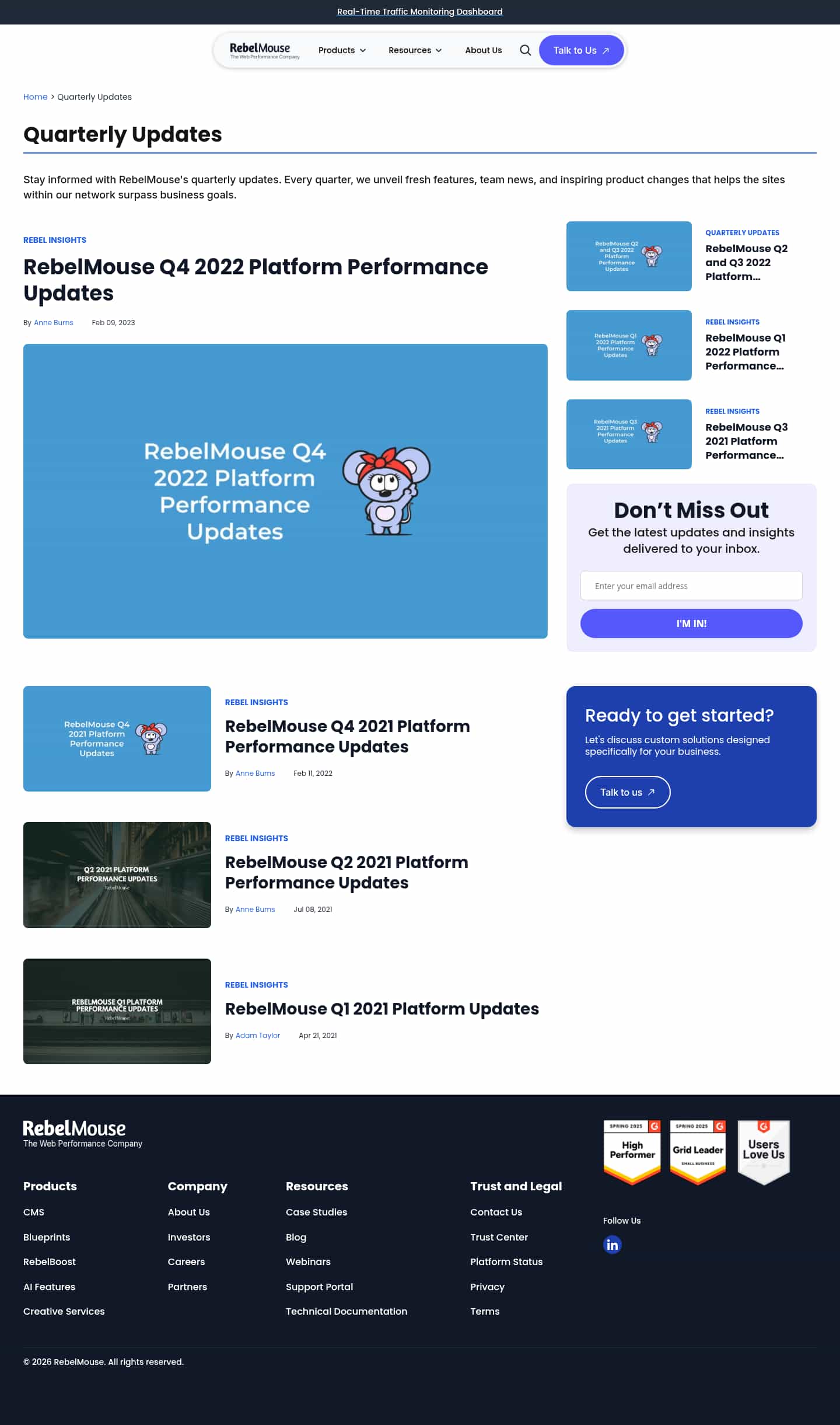 Latest website image capture