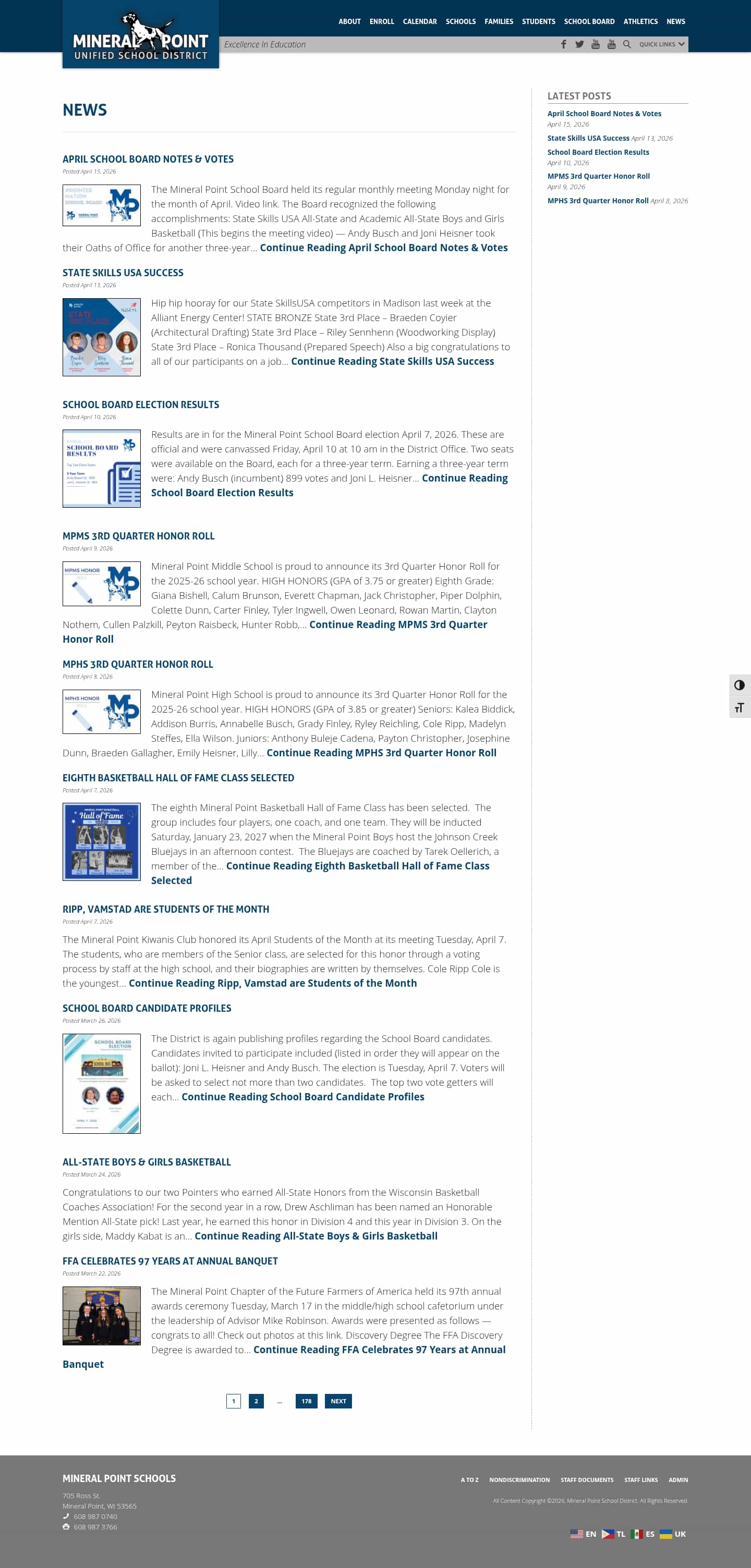 Latest website image capture