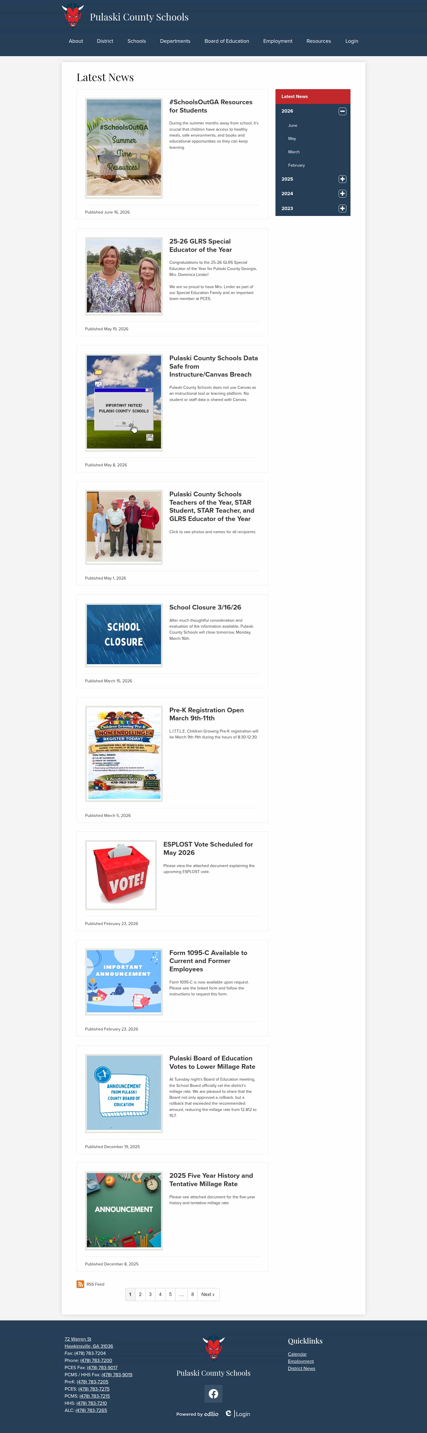Latest website image capture